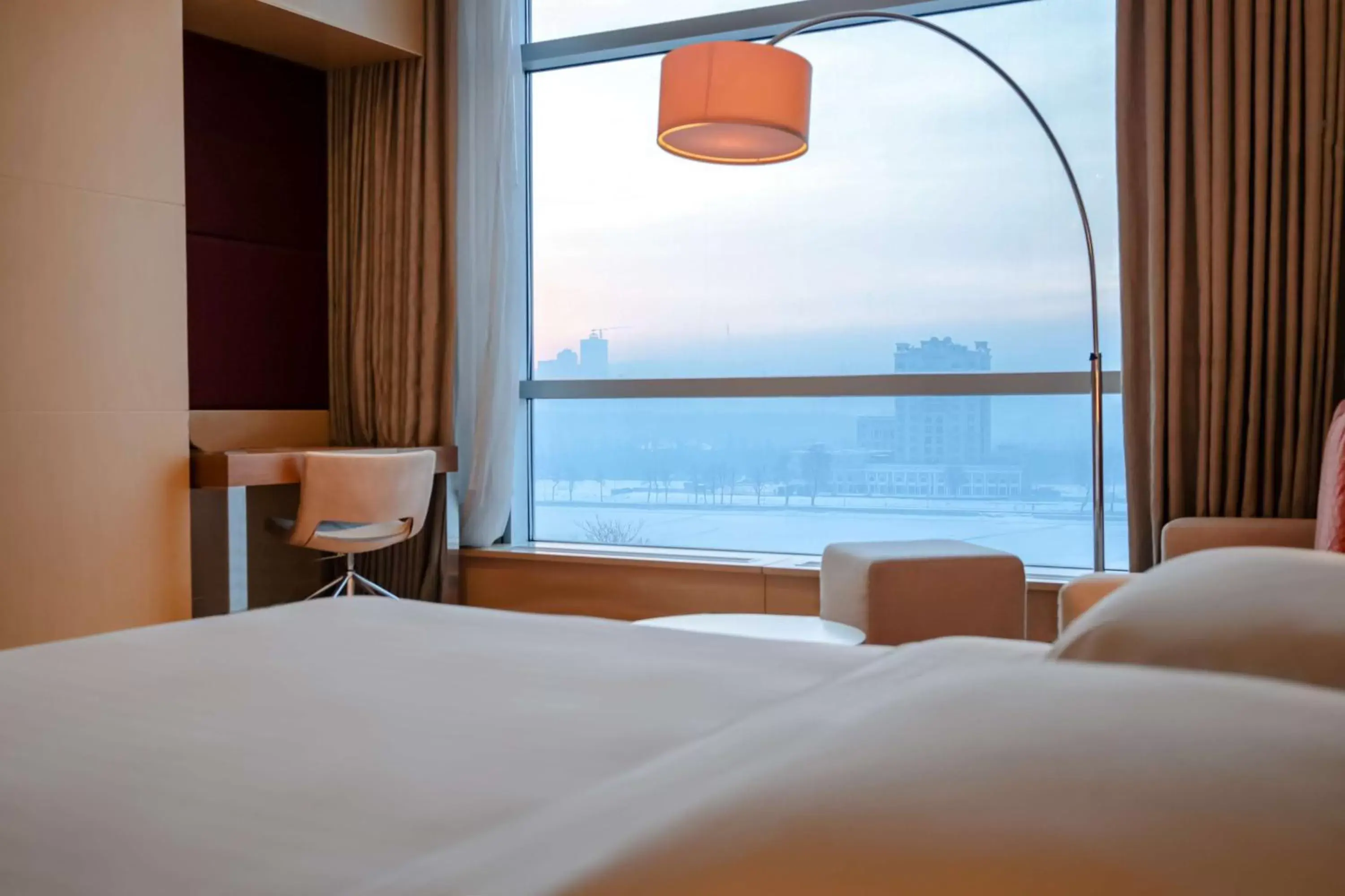 View (from property/room), Bed in Hyatt Regency Dushanbe View (from property/room), Bed in Hyatt Regency Dushanbe