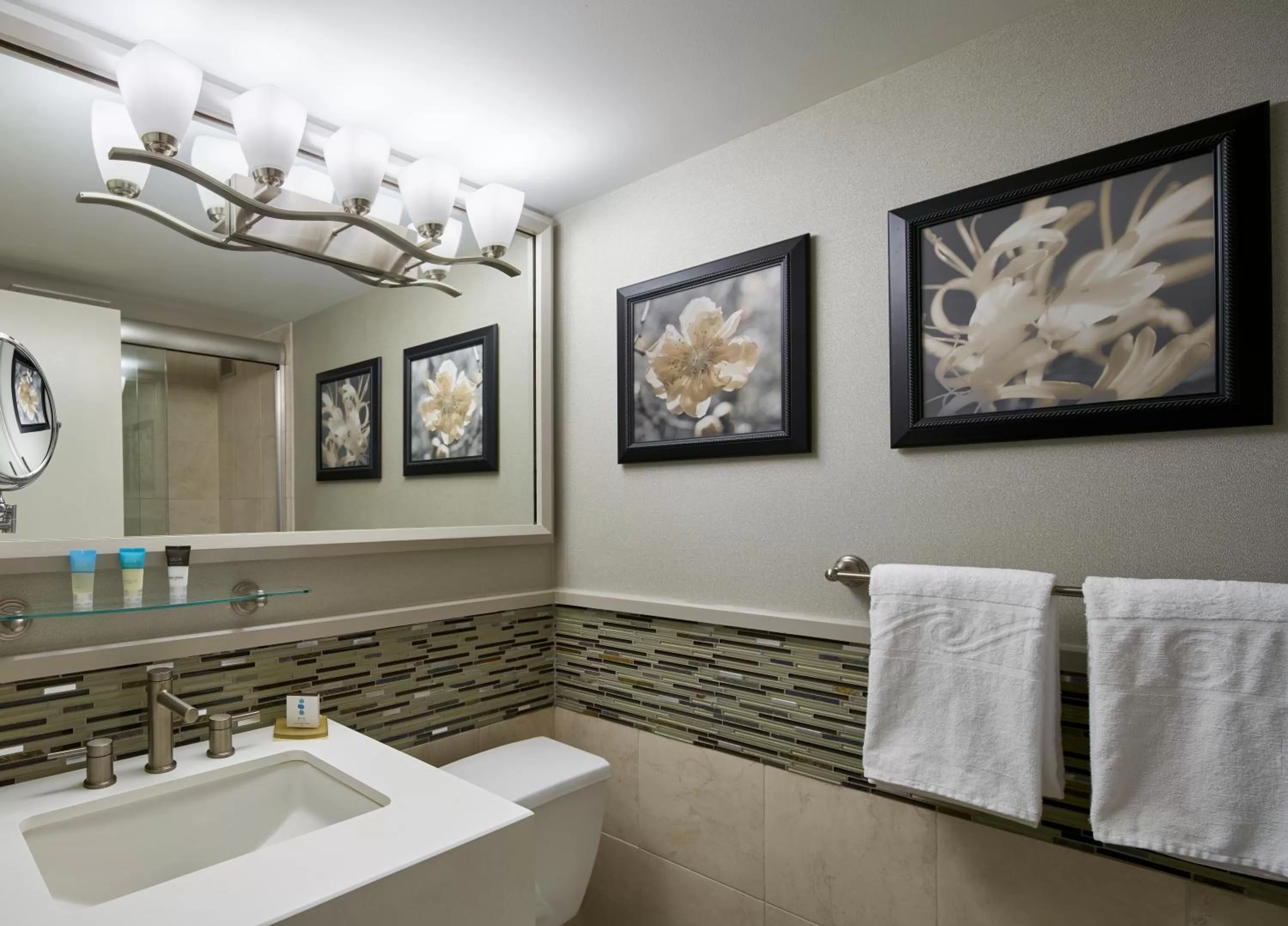 Bathroom in Caesars Atlantic City, A Caesars Destination