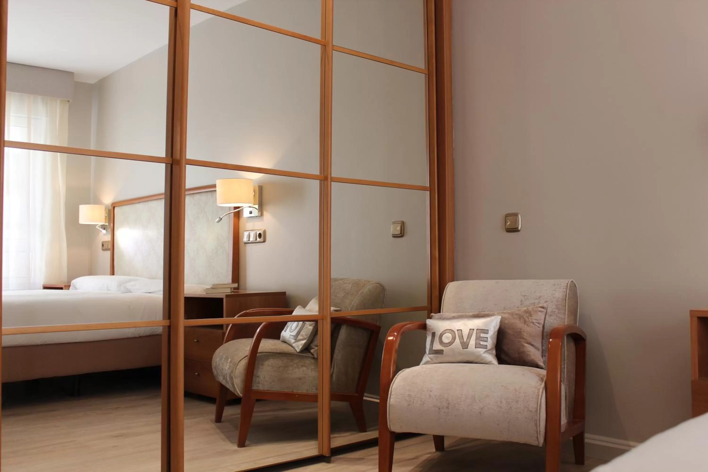 Decorative detail, Bed in Hotel Carreño