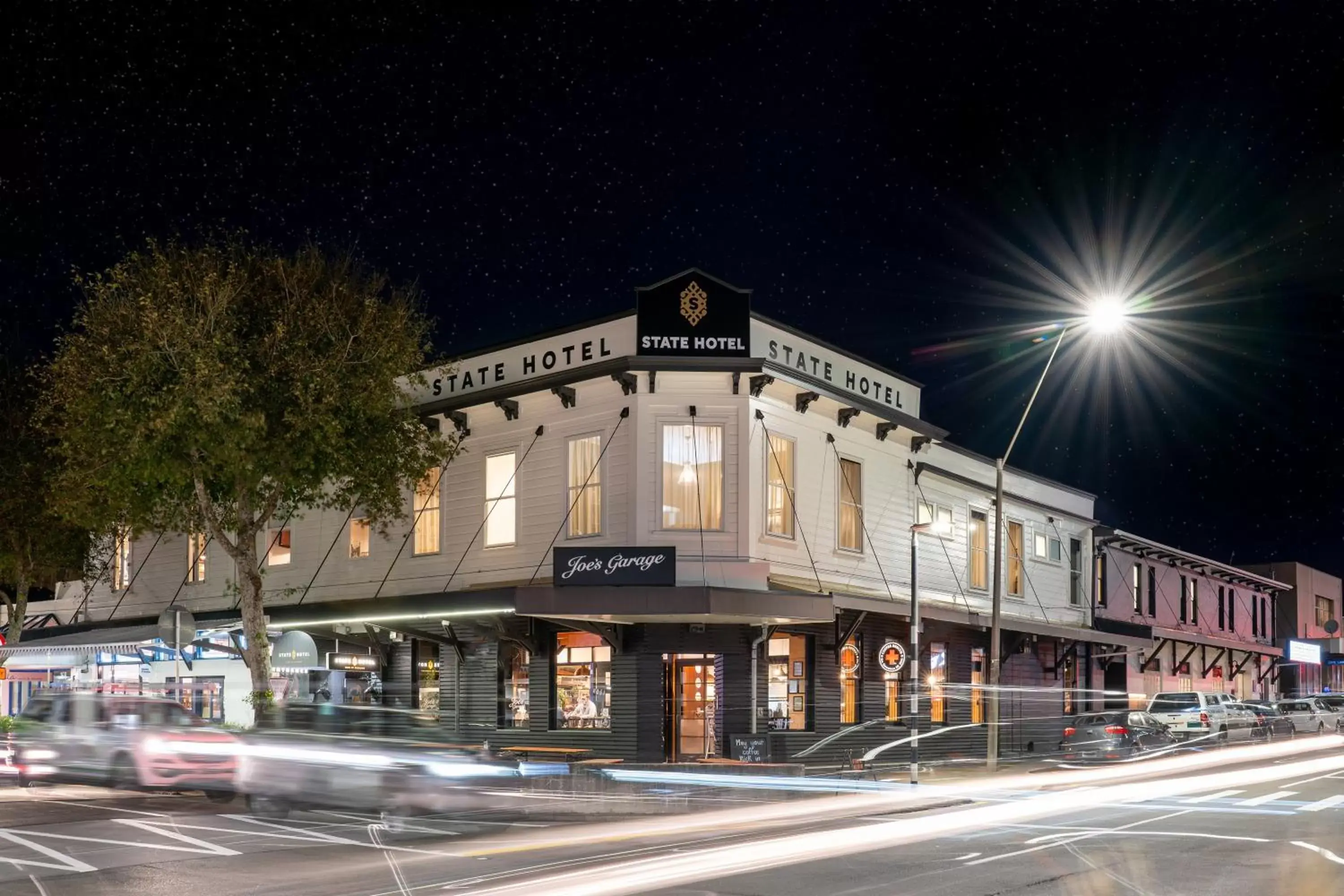 Property building in The State Hotel