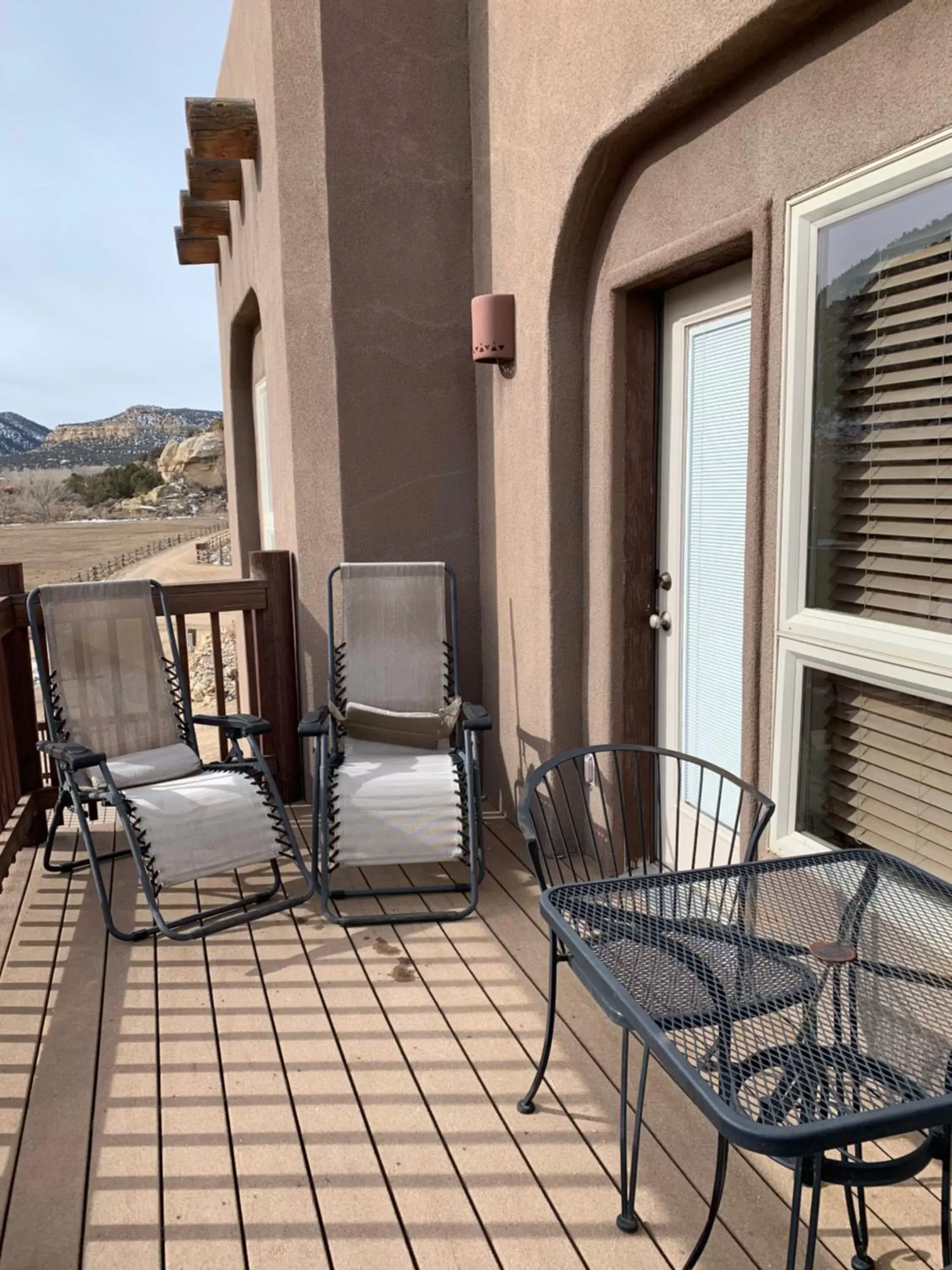 Balcony/Terrace in Slot Canyons Inn Bed & Breakfast