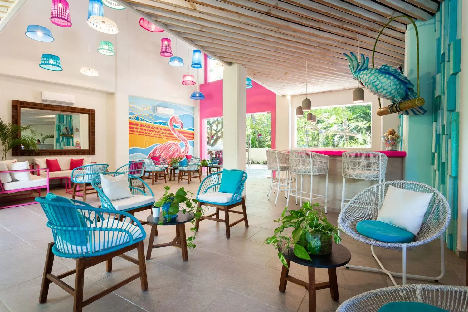 Library in AzulPitaya Beach Front Hotel in Sayulita