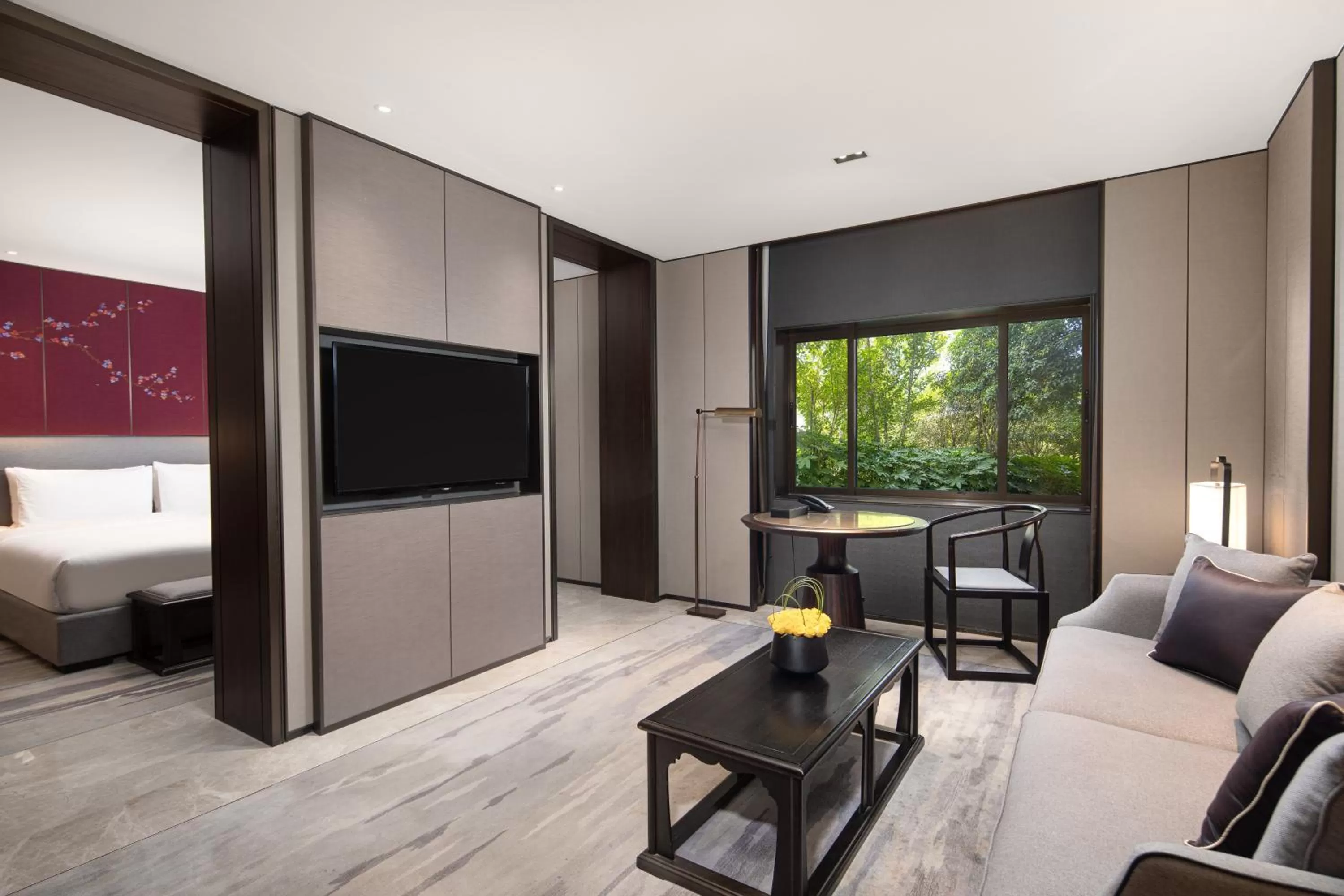 TV and multimedia, Bed in HUALUXE Xi'an Tanghua by IHG