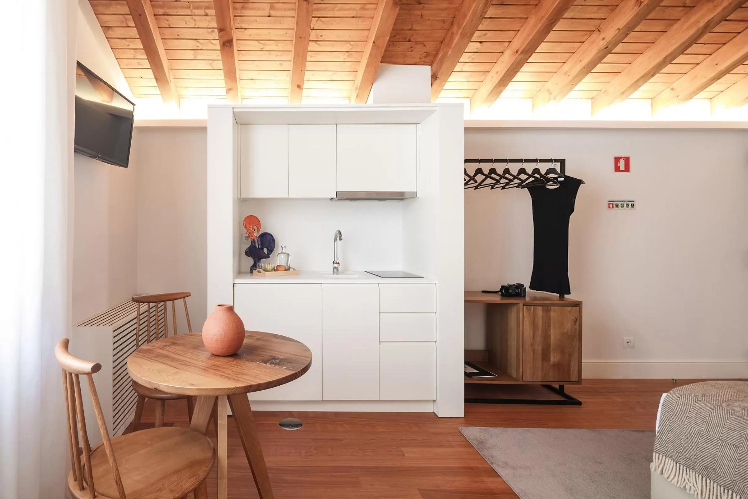 Kitchen or kitchenette in Porto River Infante