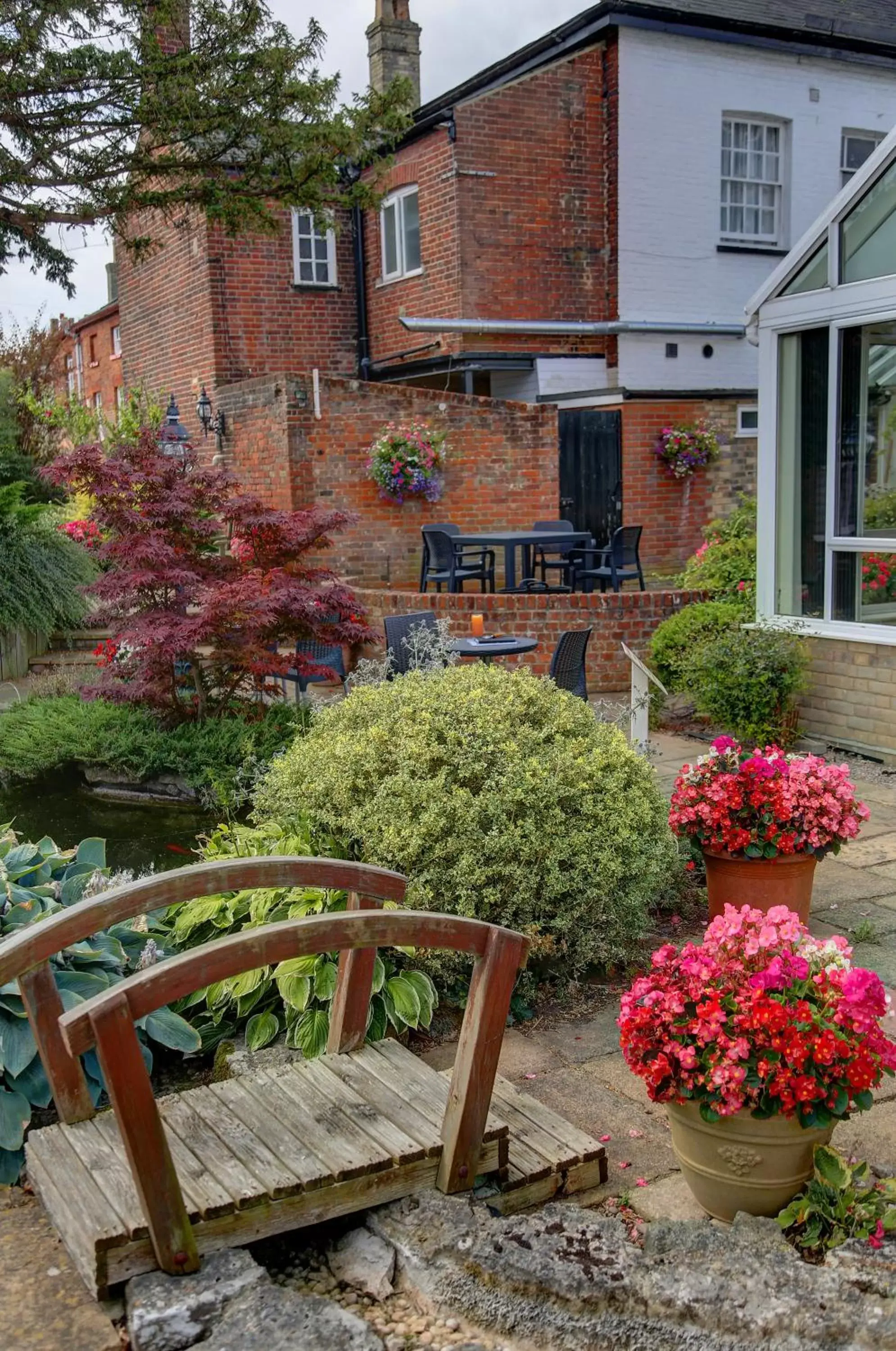 Garden in Best Western Annesley House Hotel