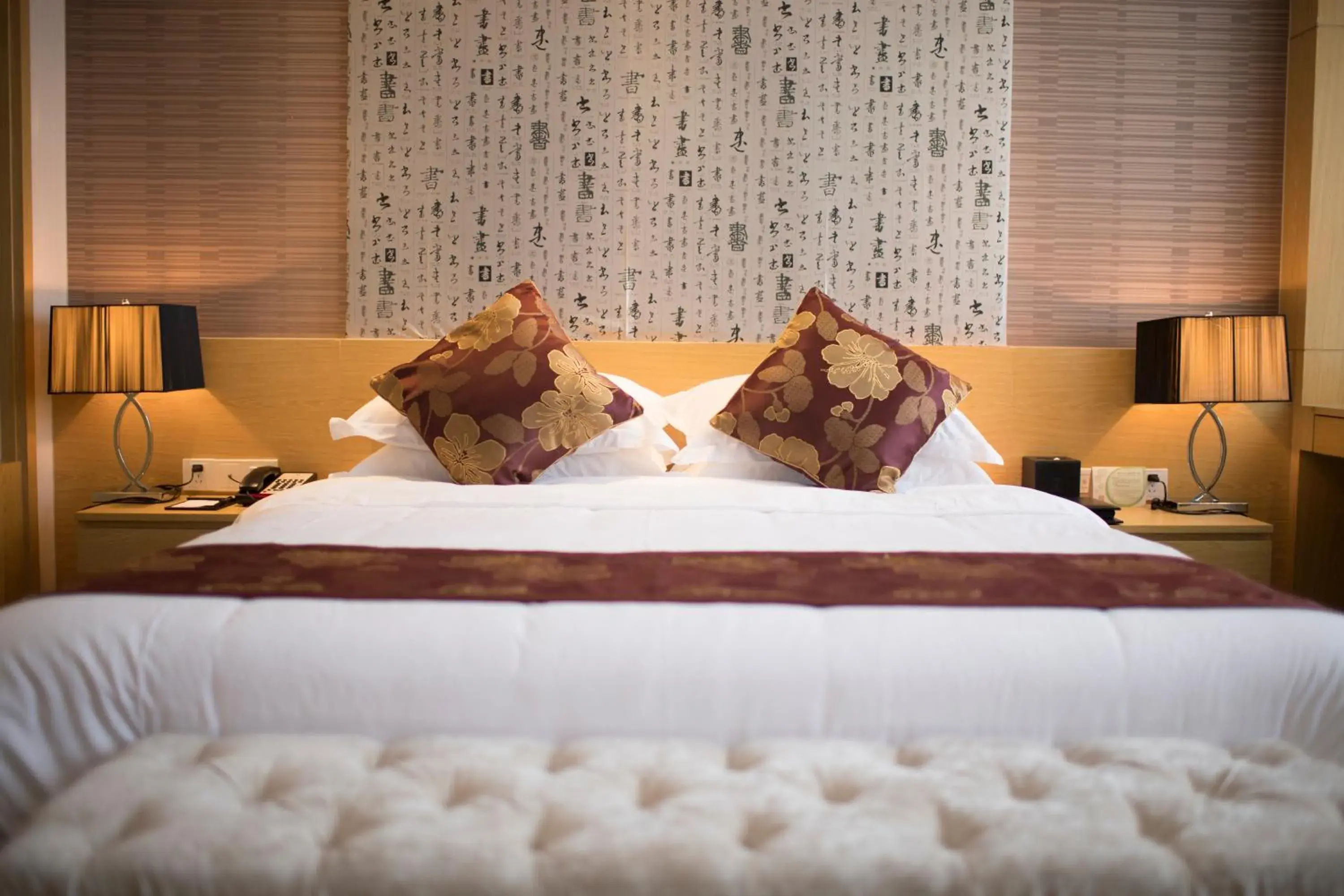 Bed in Suzhou Sun Plaza Hotel Bed in Suzhou Sun Plaza Hotel