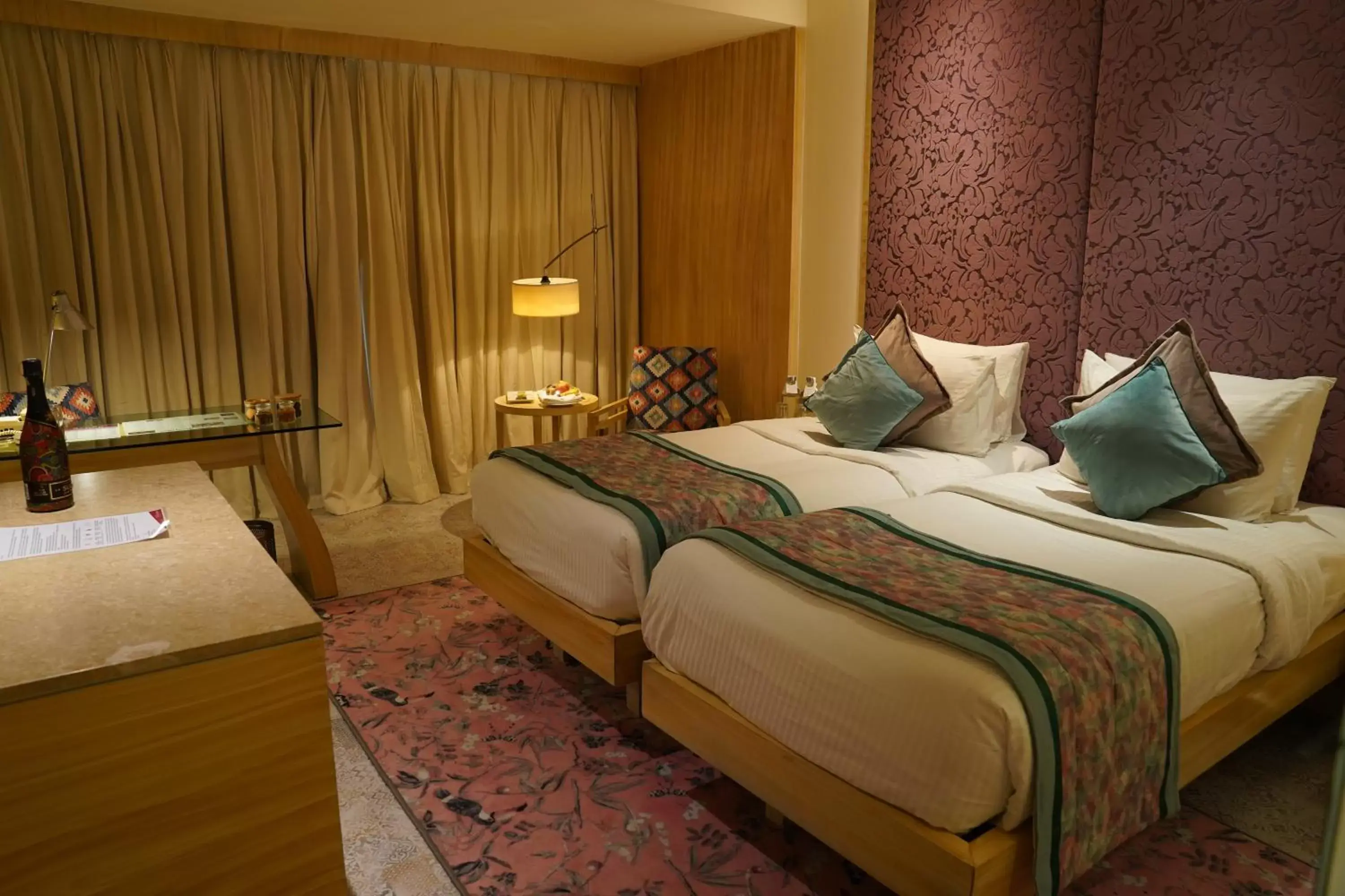 Bed in Hotel Royal Orchid Jaipur, 3 Kms to Airport