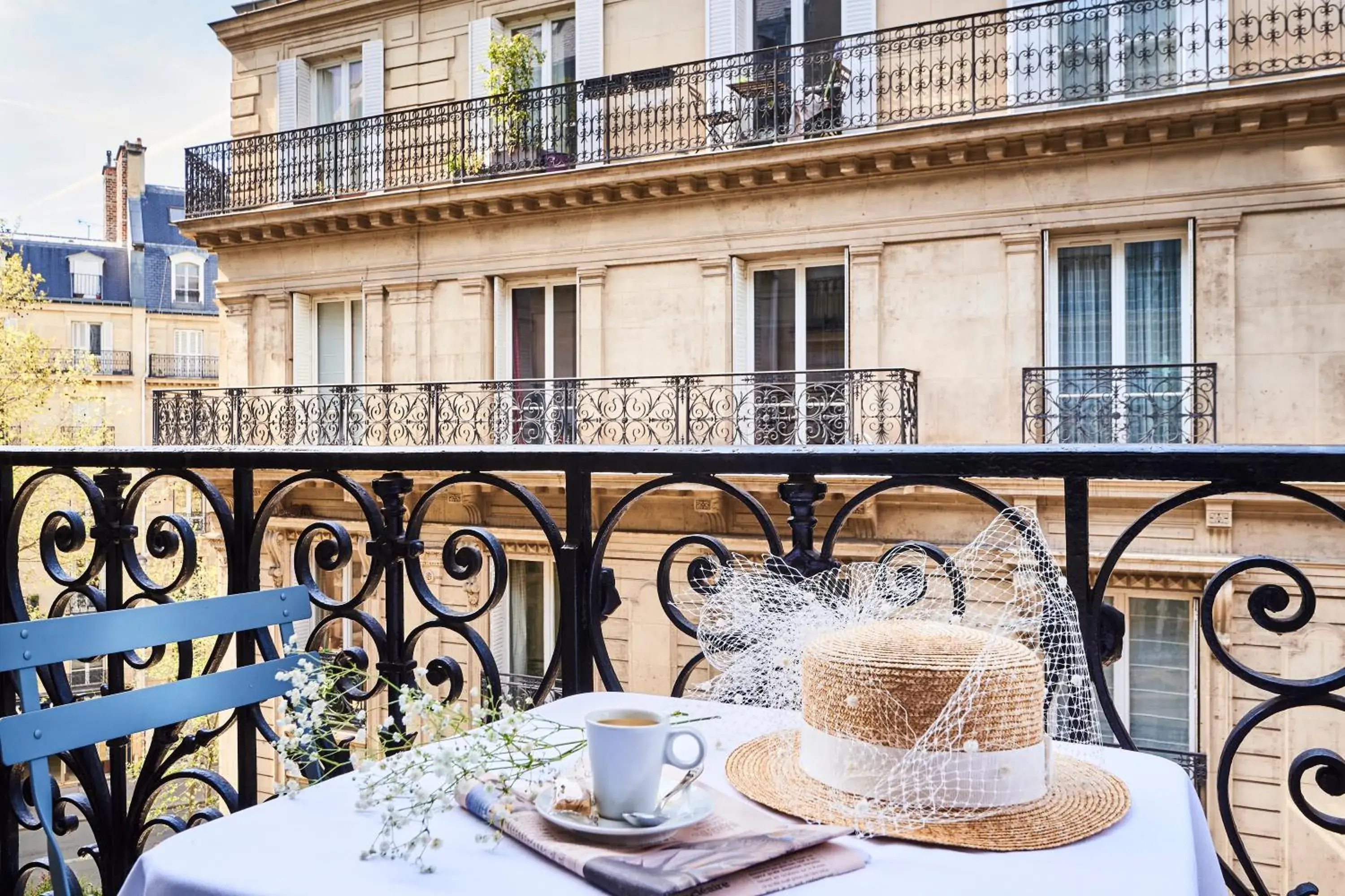Balcony/Terrace in Hôtel Sainte-Beuve