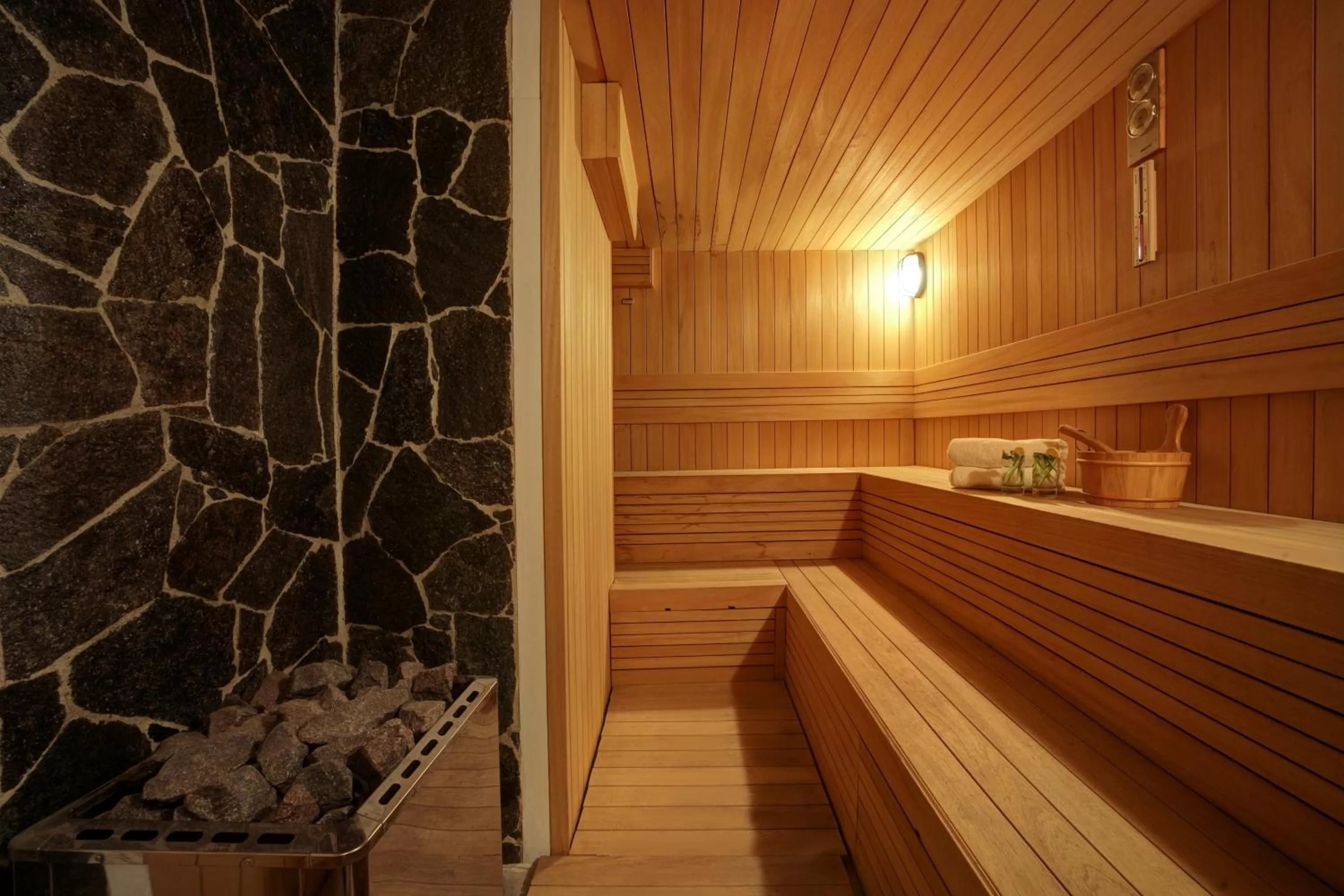 Sauna in Stargate Hotel&Spa
