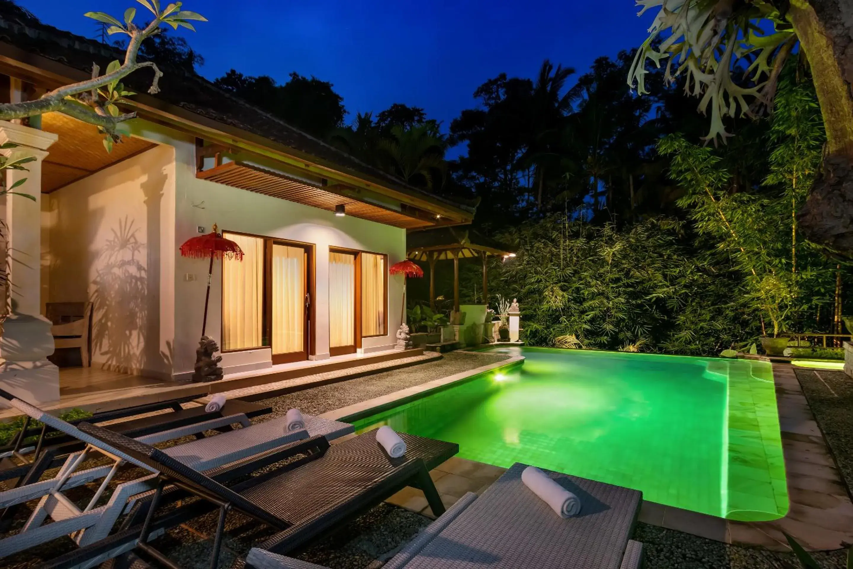 Property building, Swimming Pool in Padma Ubud Retreat