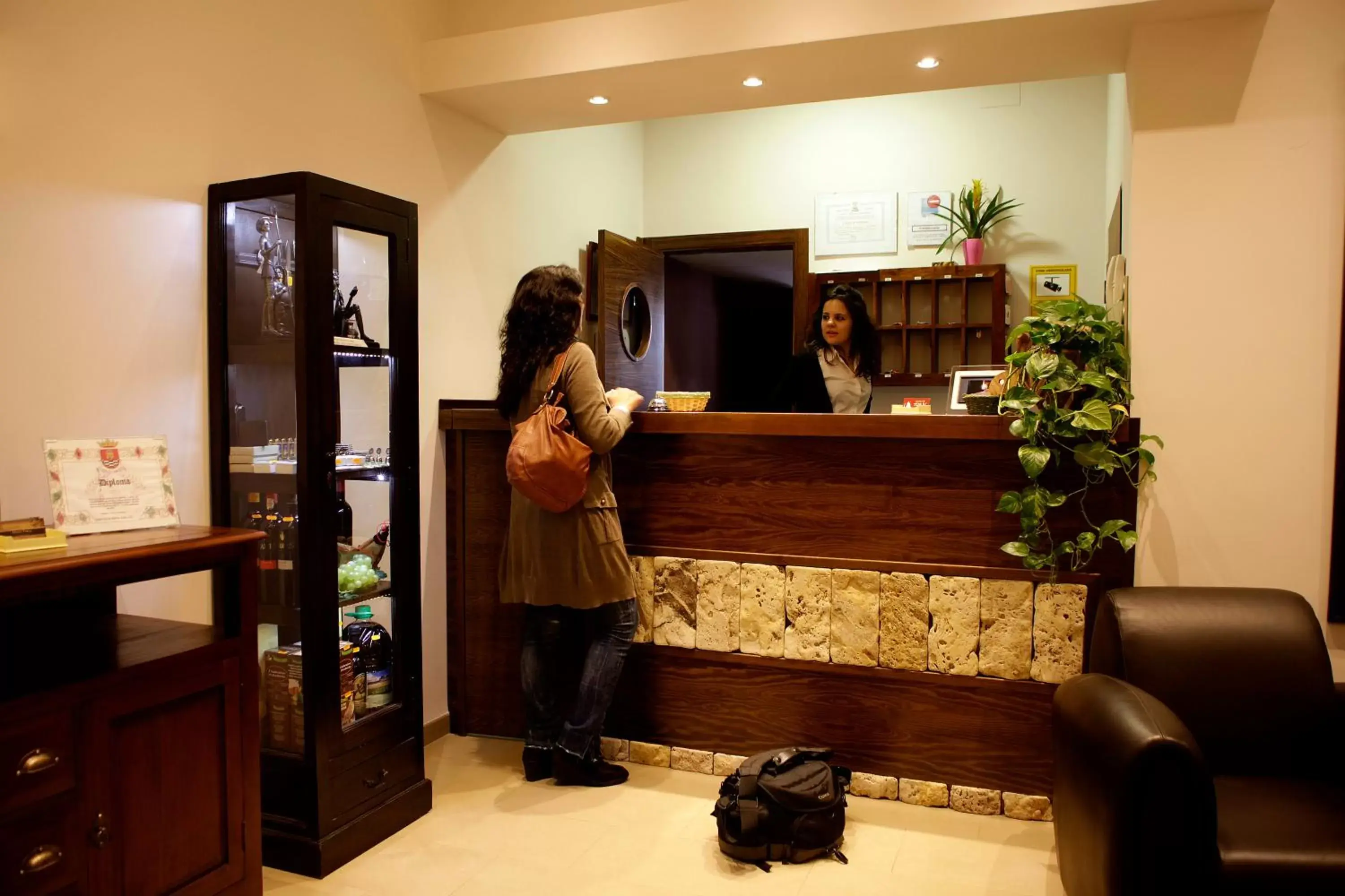 Lobby or reception in Hotel Ecologico Toral