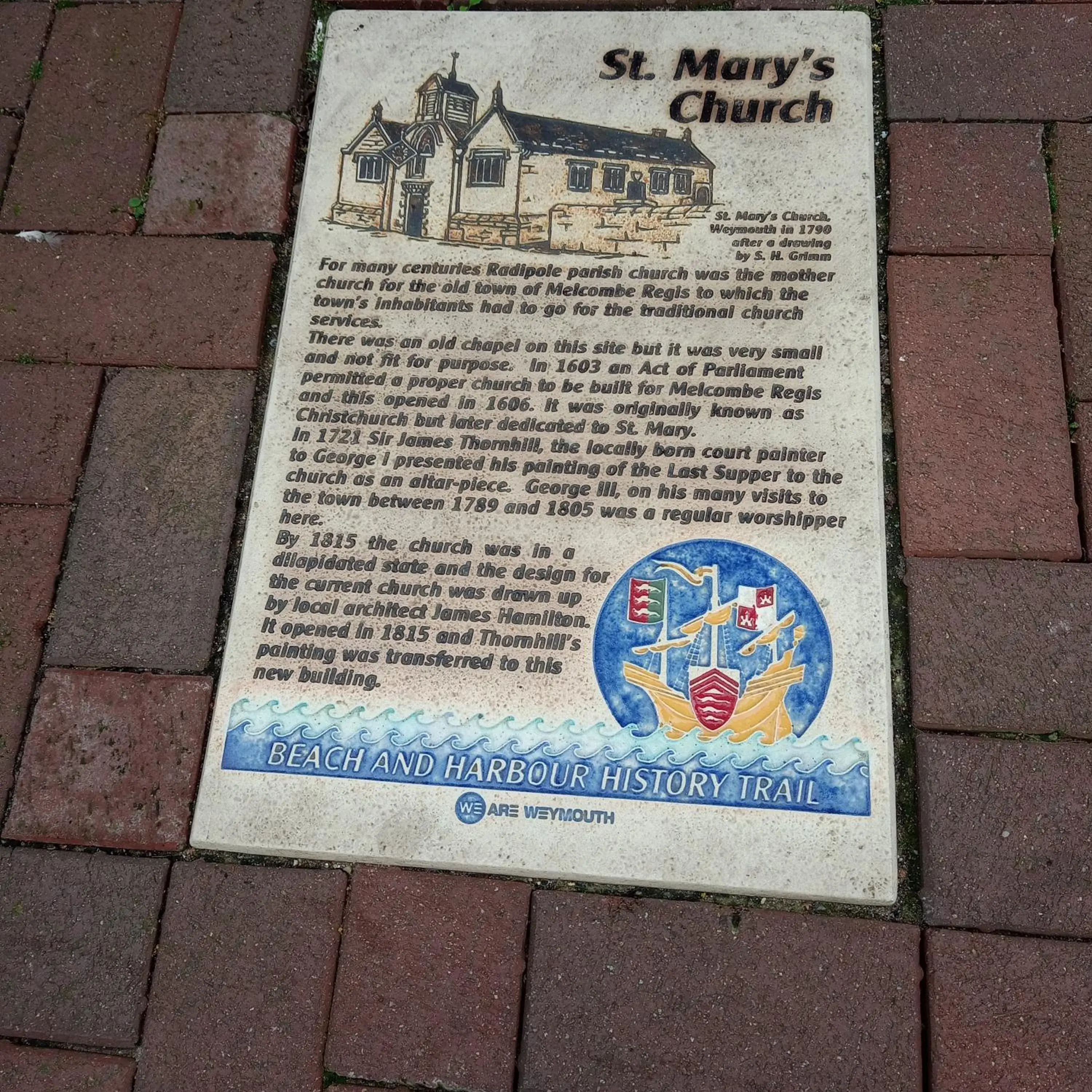 Logo/Certificate/Sign in The Wilton Weymouth