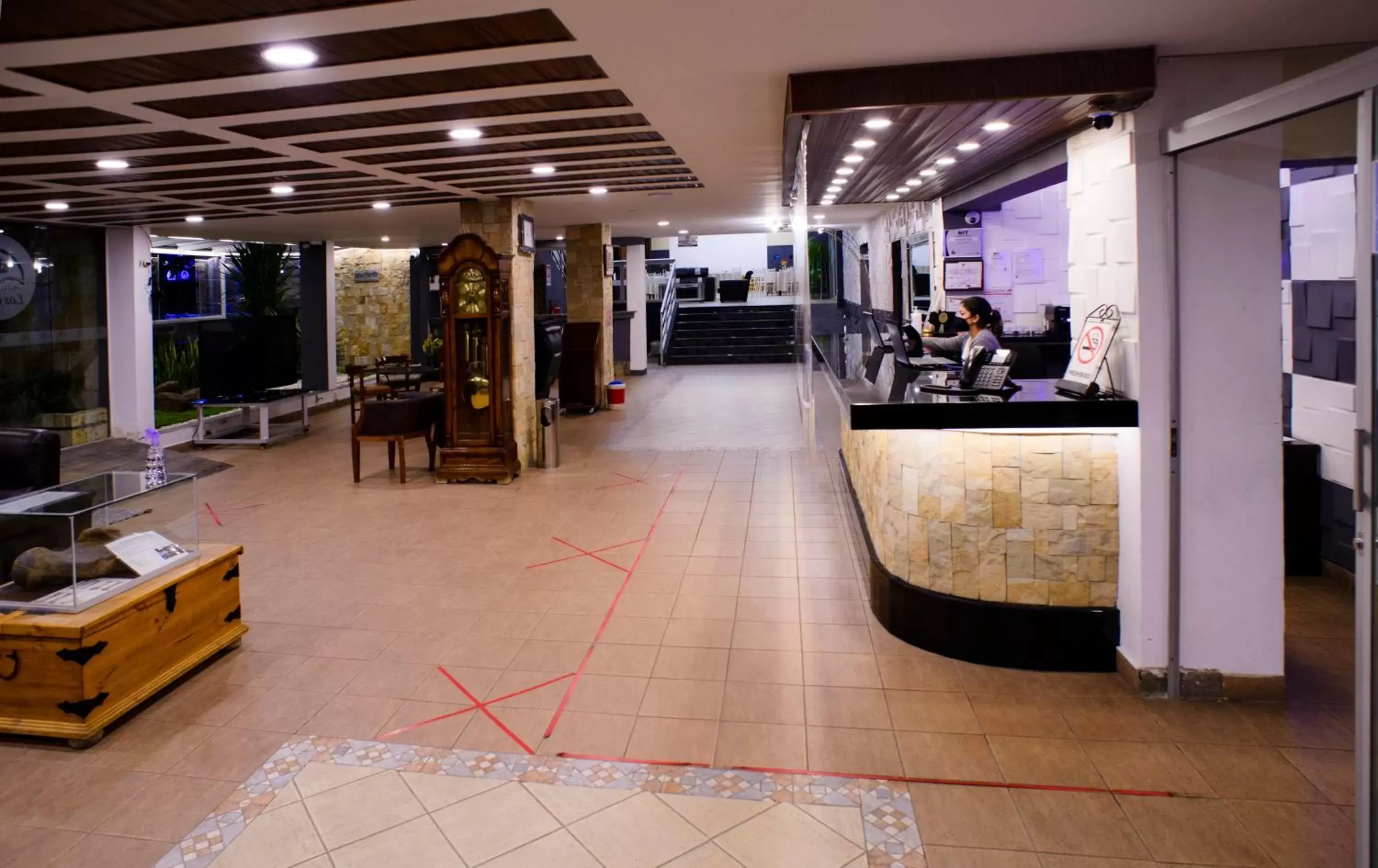 Lobby or reception in Hotel Los Ceibos