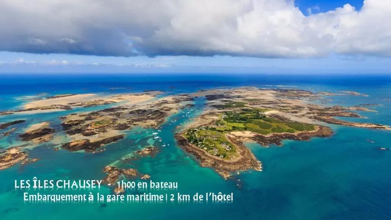 Natural landscape, Bird's-eye View in Brit Hotel Essentiel de Granville