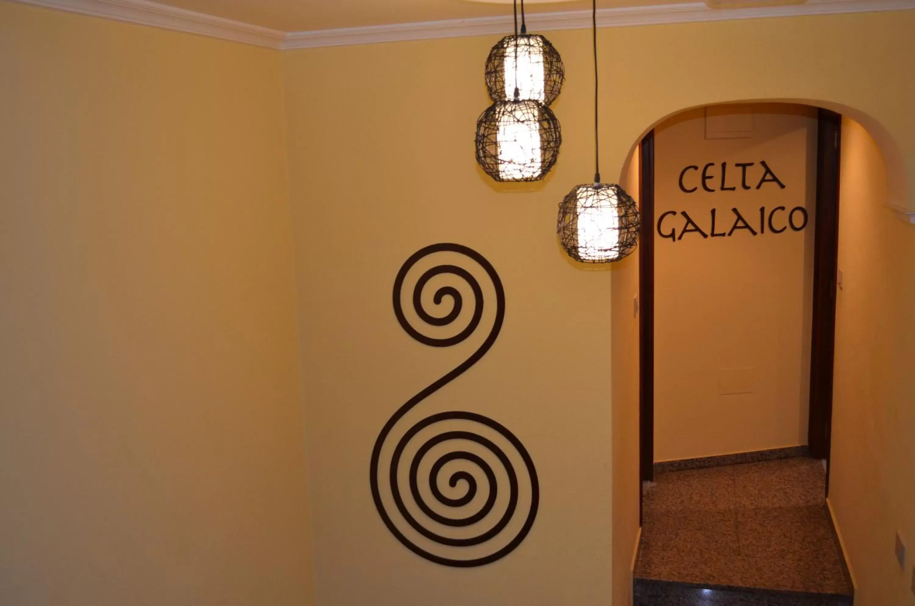 Decorative detail in Hotel Celta Galaico