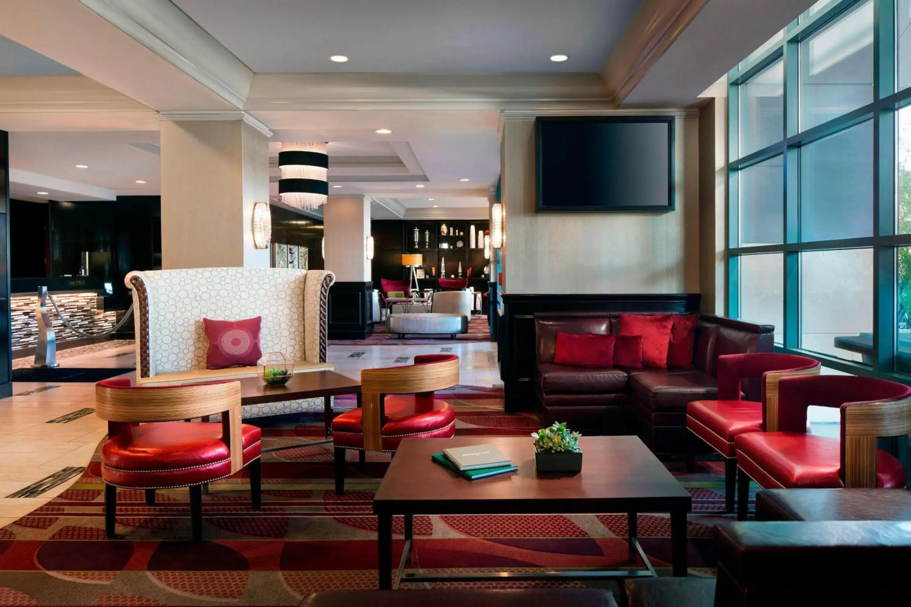 Lobby or reception, Lounge/Bar in Las Vegas Marriott
