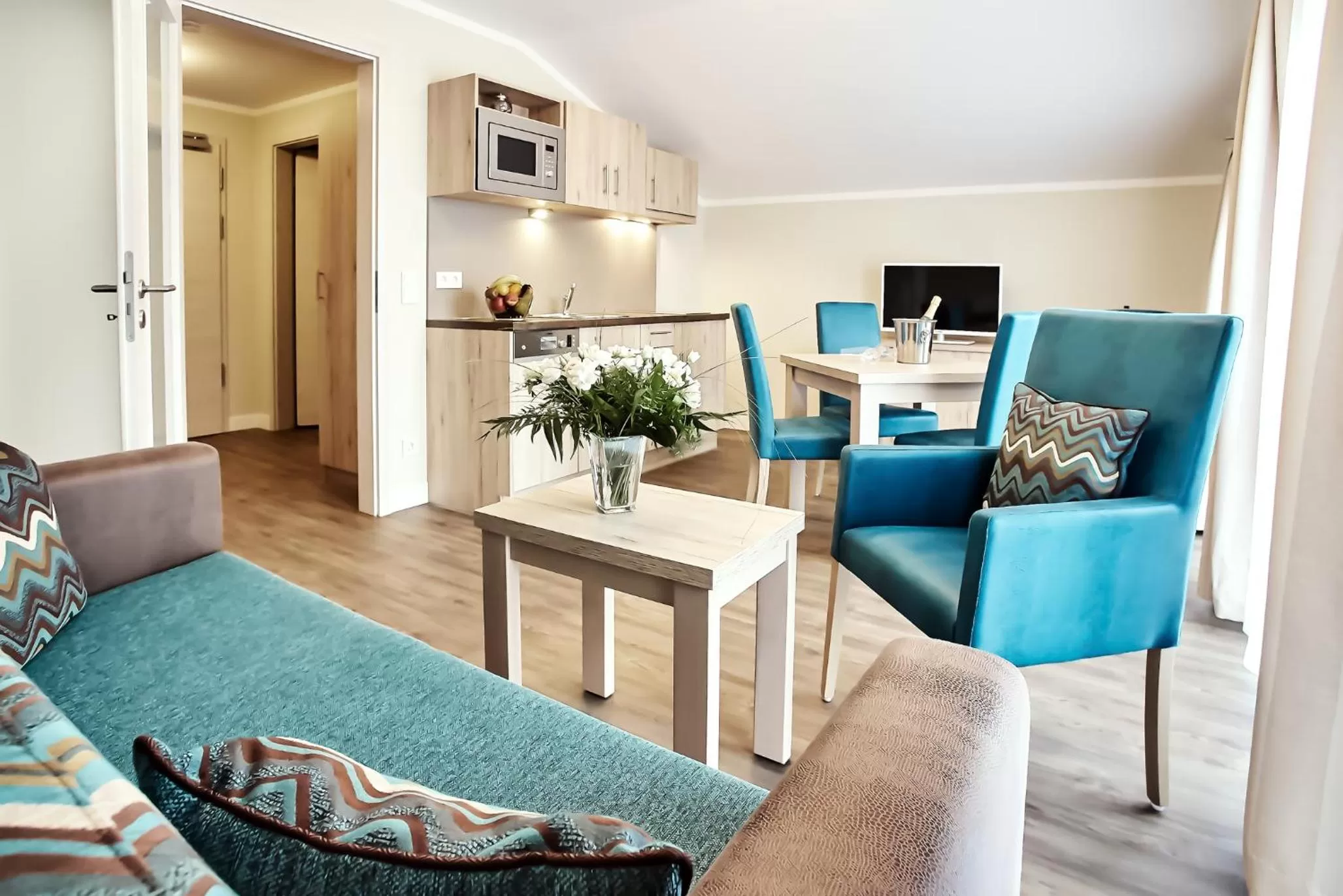 Living room in AKZENT Apartmenthotel Residenz