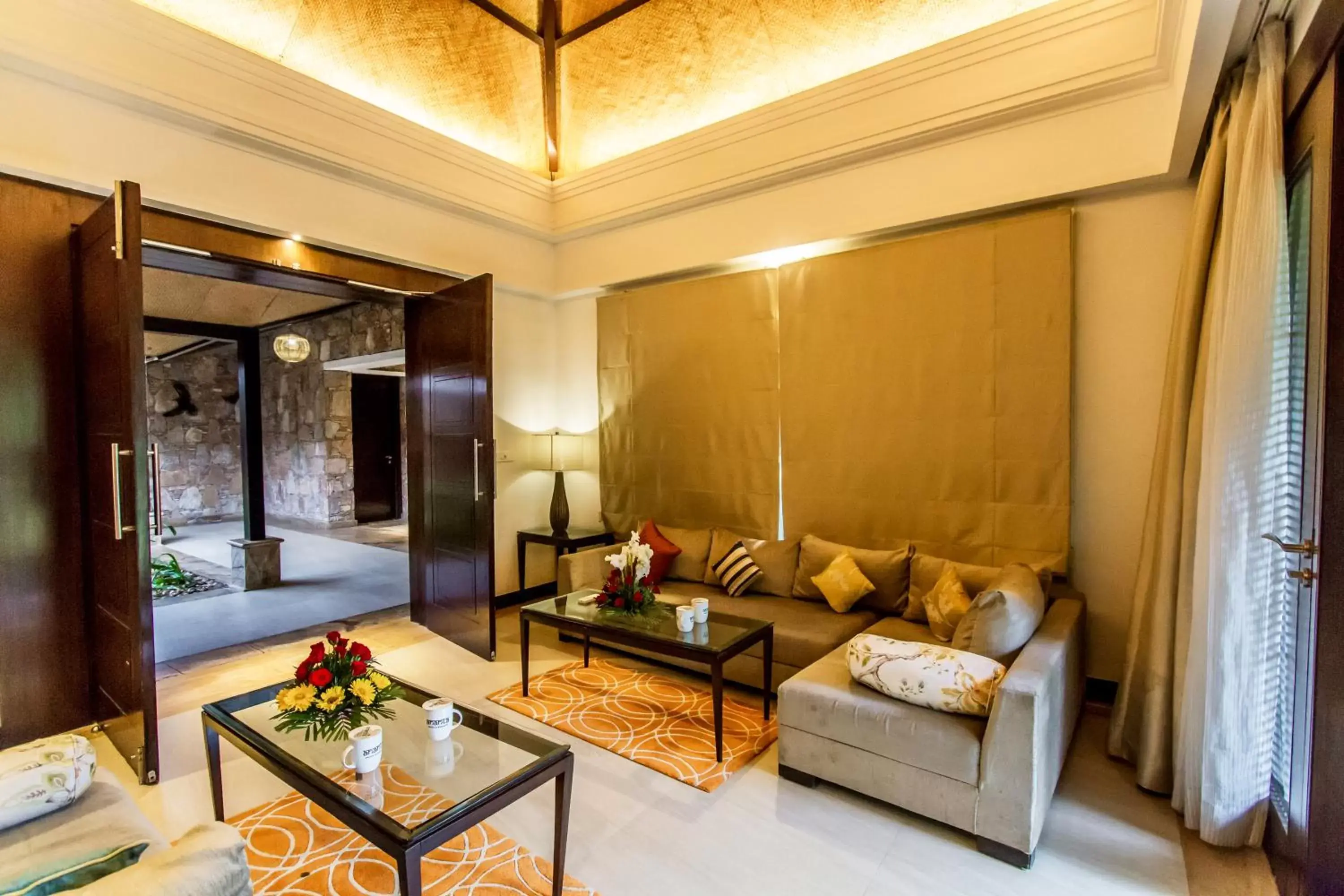 Living room, Seating Area in The Ananta Udaipur Resort & Spa