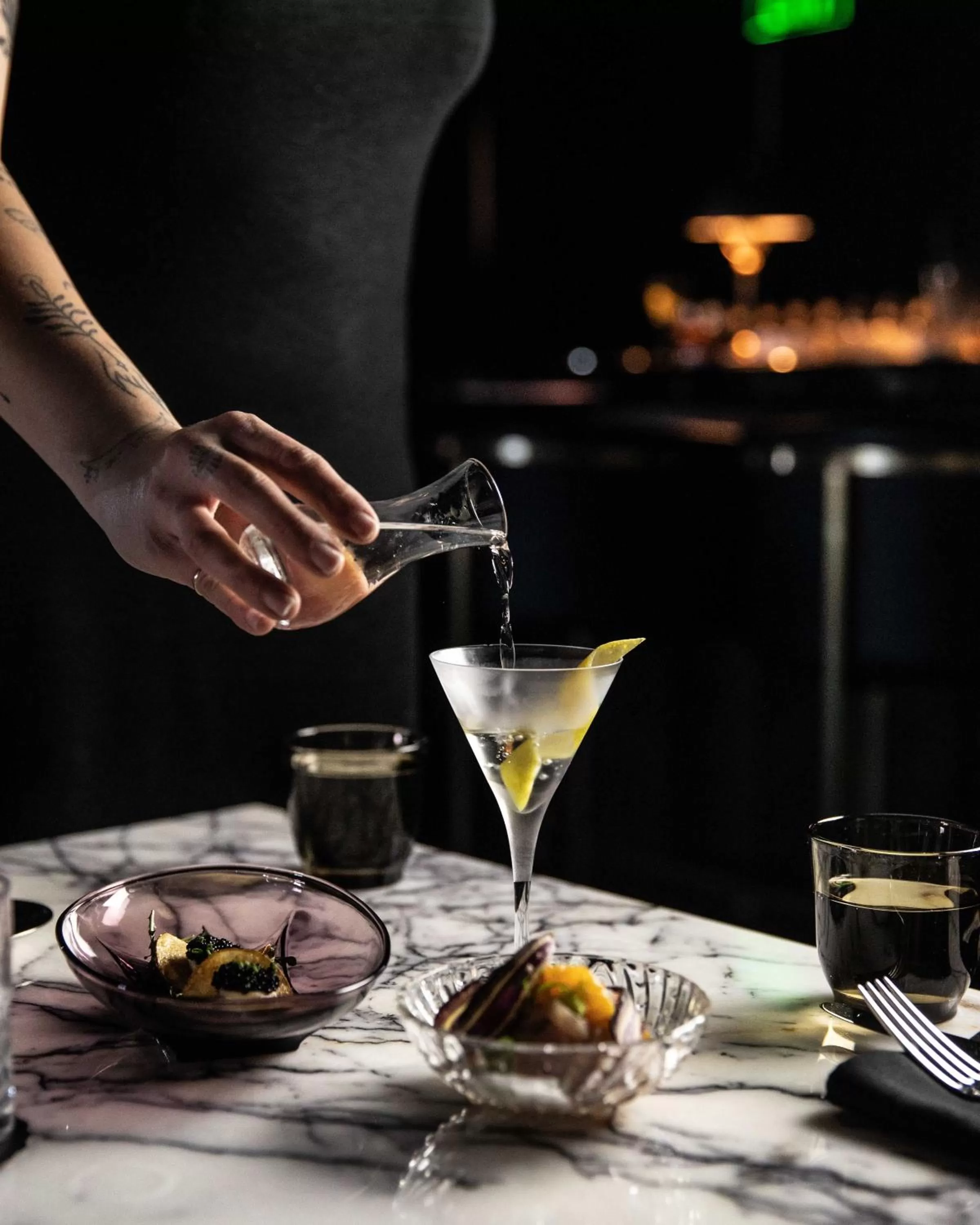 Food and drinks in The Ramble Hotel