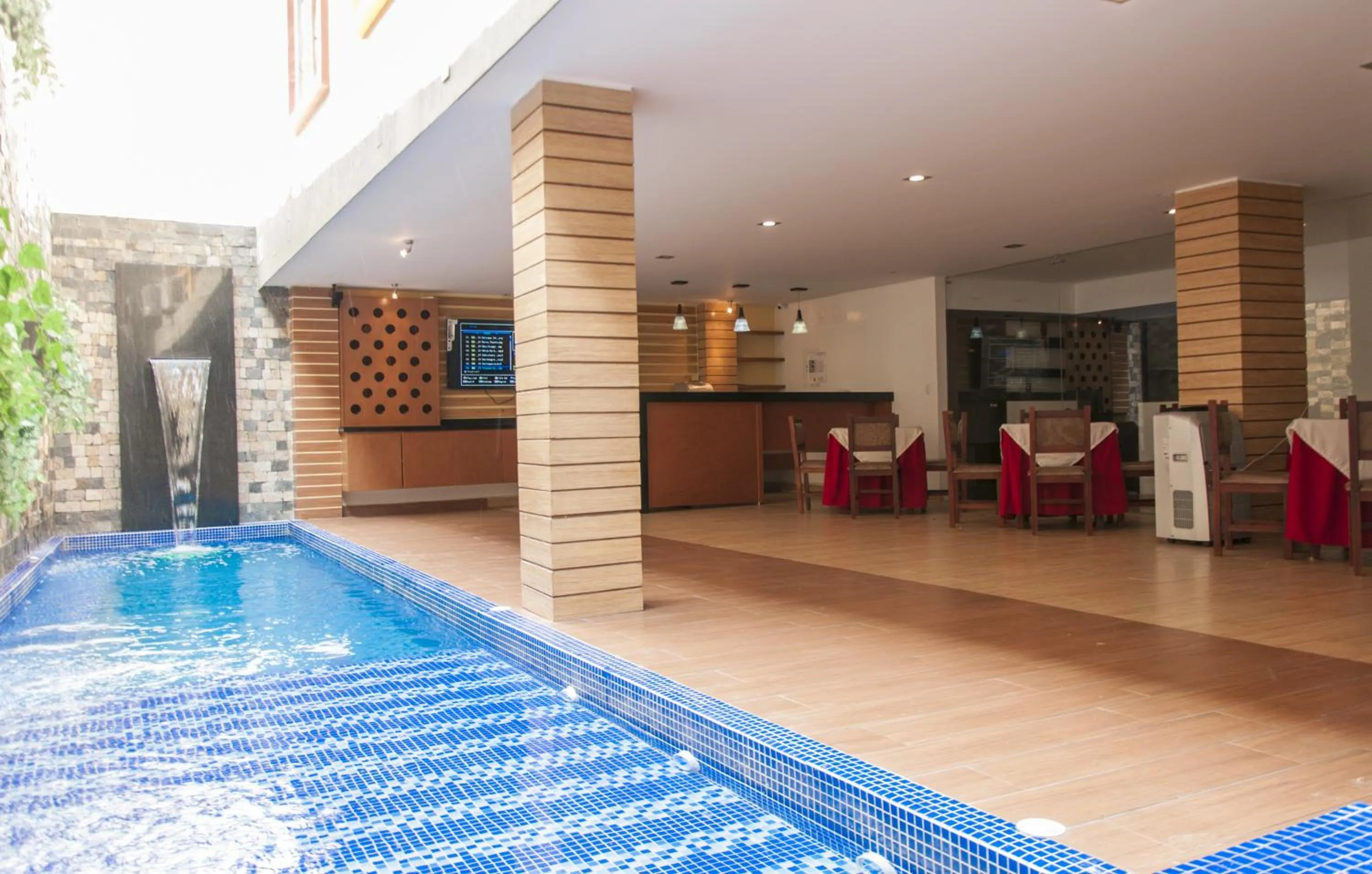 Sauna in Hotel León Dorado