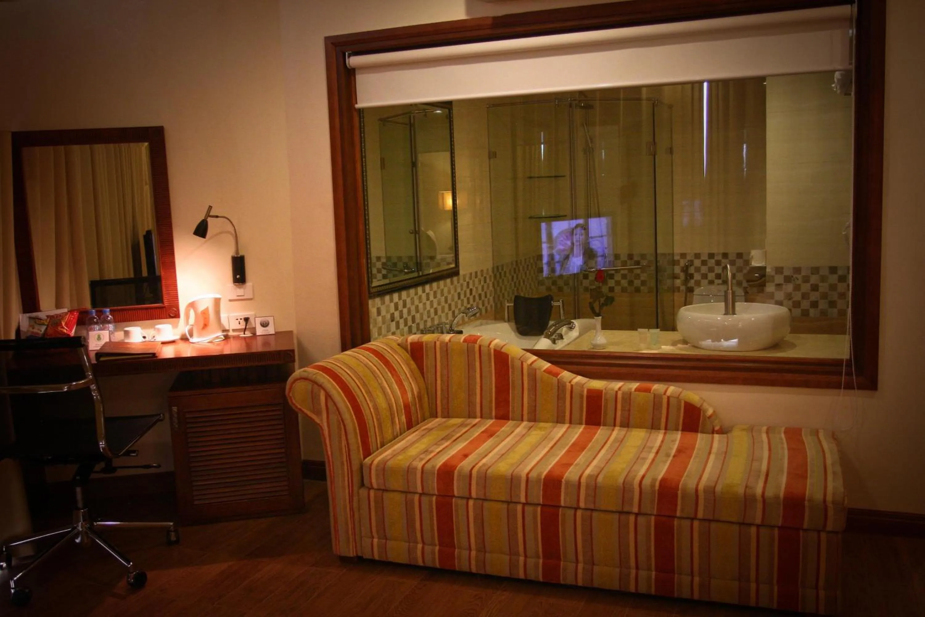 Seating area in Sunset Westlake Hanoi Hotel