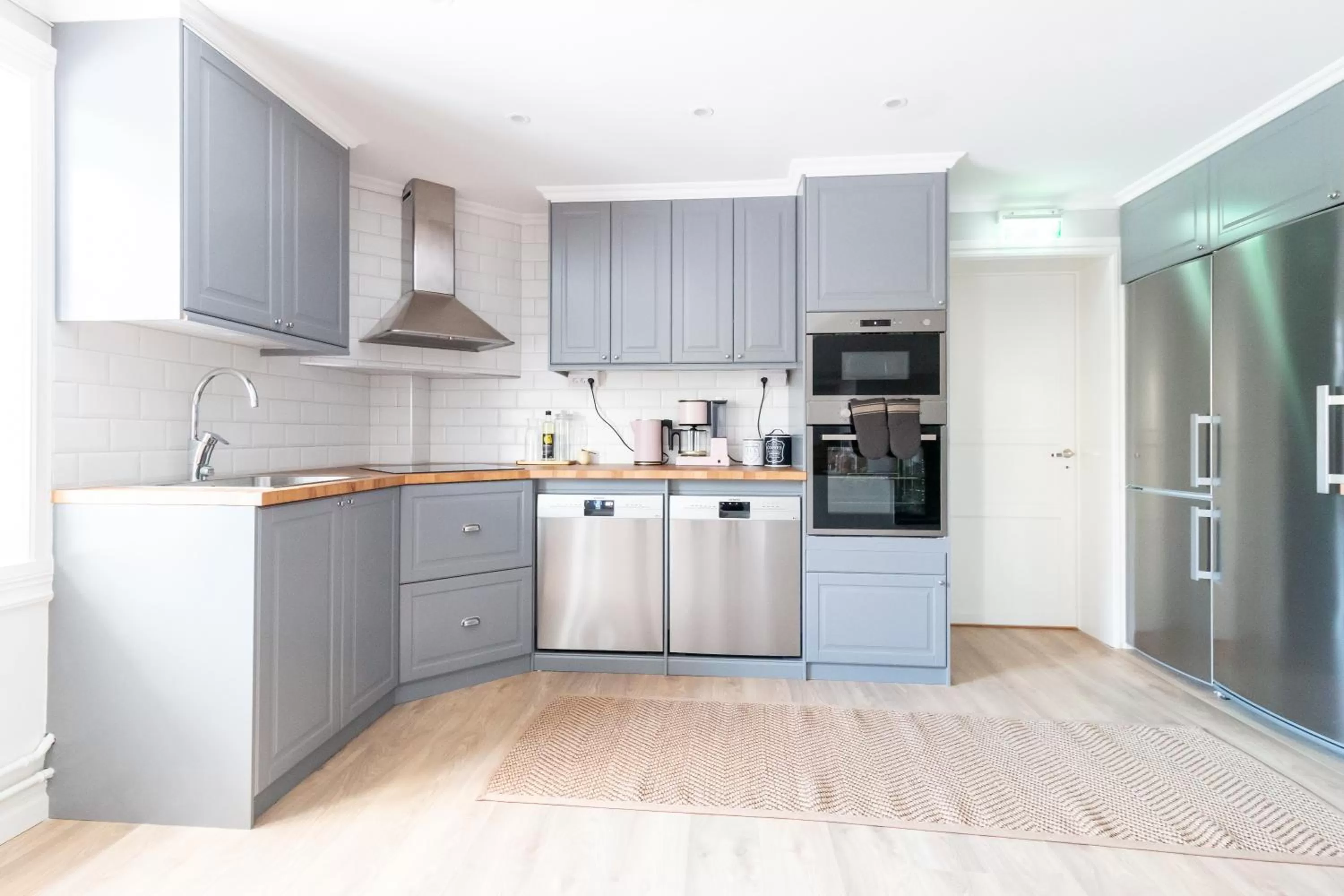 Communal kitchen, Kitchen/Kitchenette in Segerstadsby Gårdshotell AB