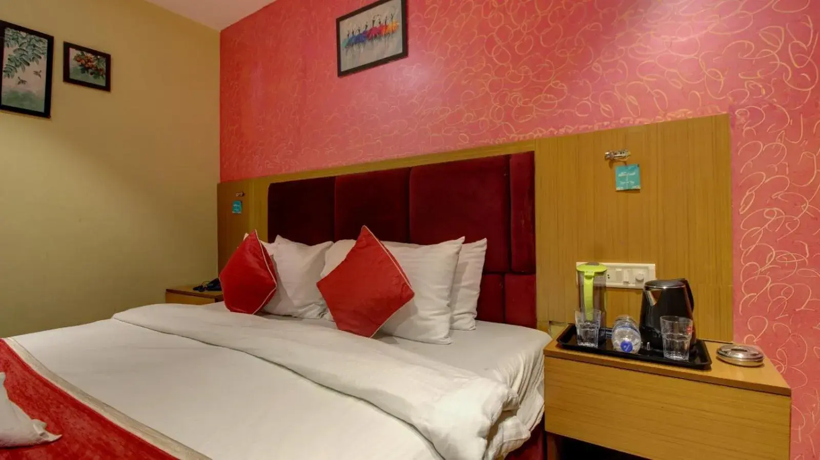 Bed in Hotel Priceless Suite-Nesco Exhibition Goregaon