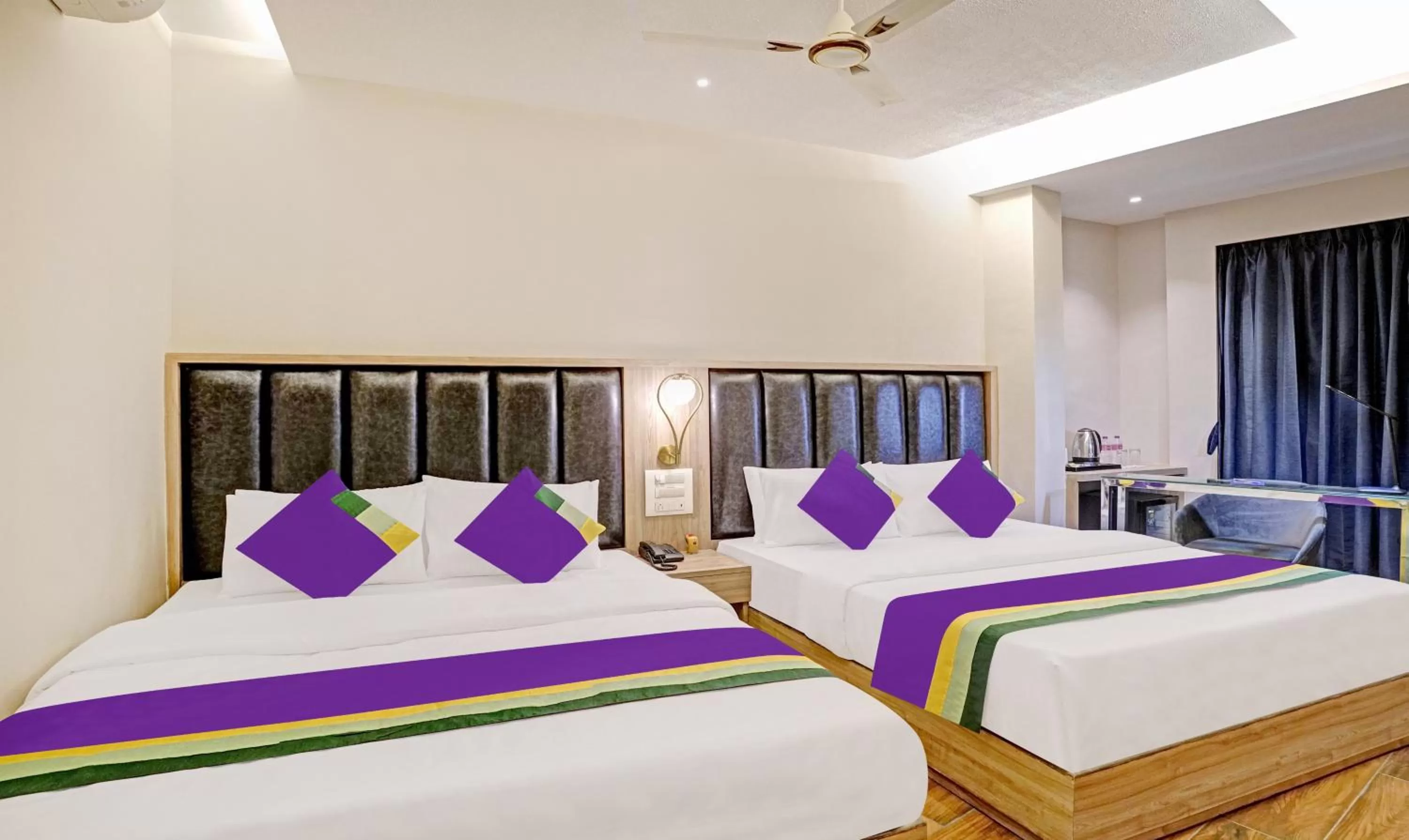 Bedroom, Bed in Treebo Premium Widlor Boutique