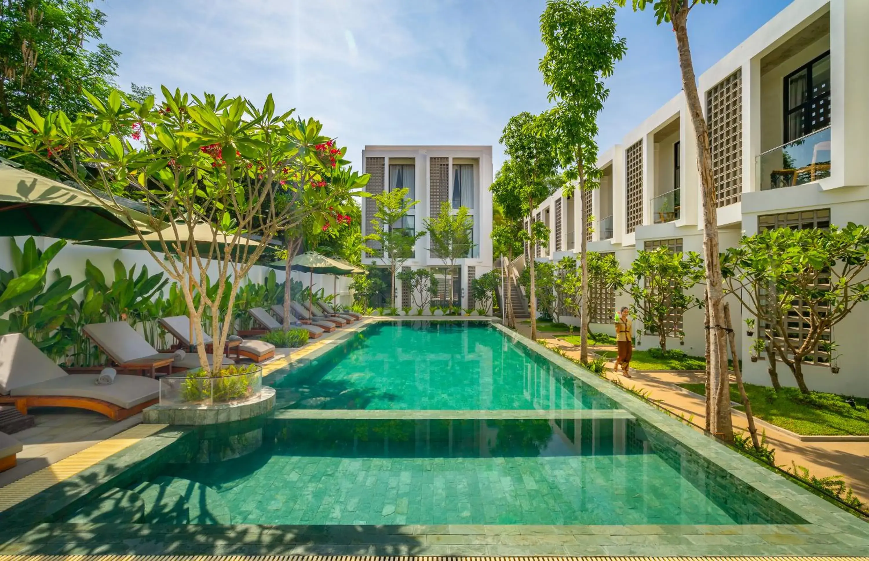 Swimming pool in Phka Chan Hotel Swimming pool in Phka Chan Hotel