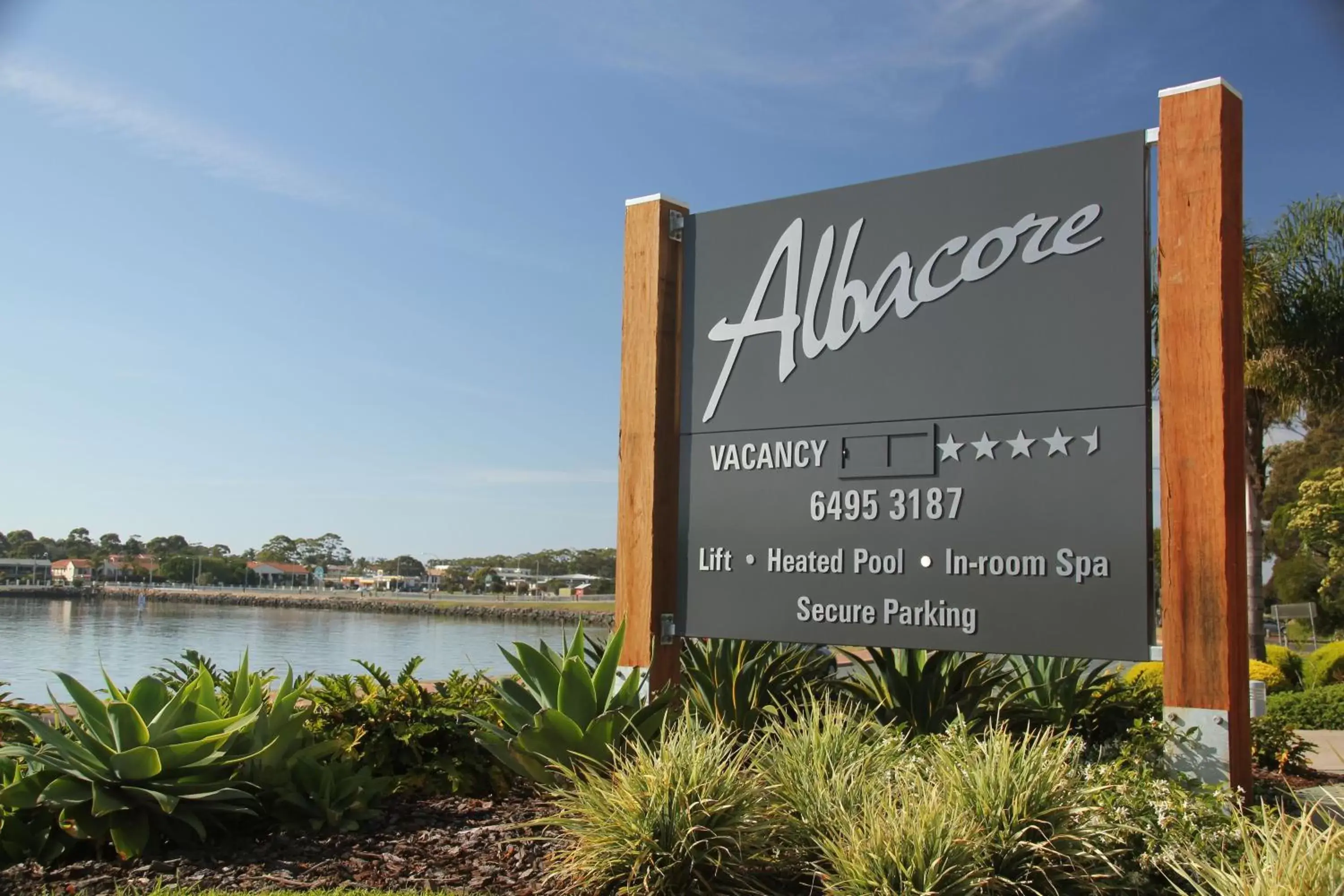 Property logo or sign in Albacore Apartments