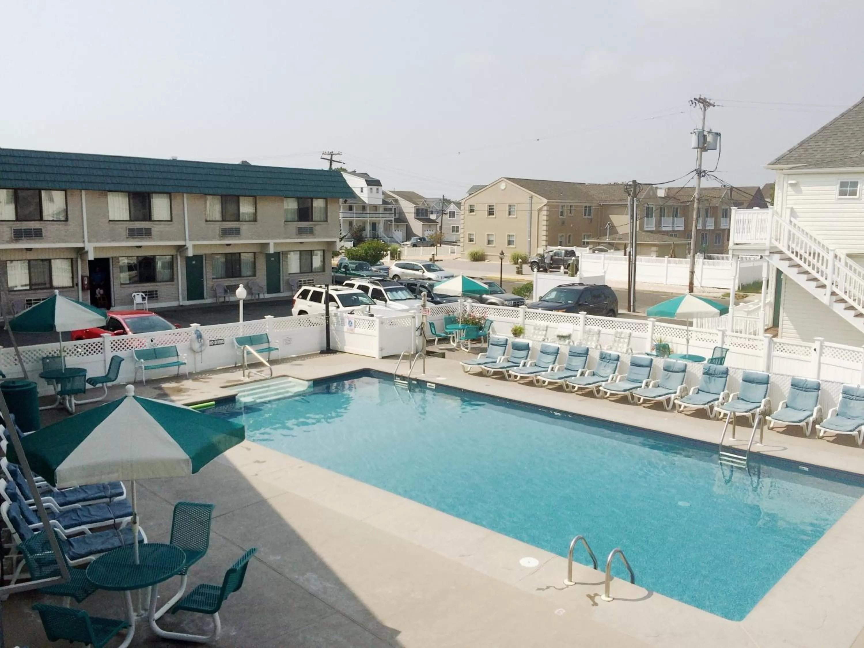 Pool View in Sand Pebble Motor Lodge