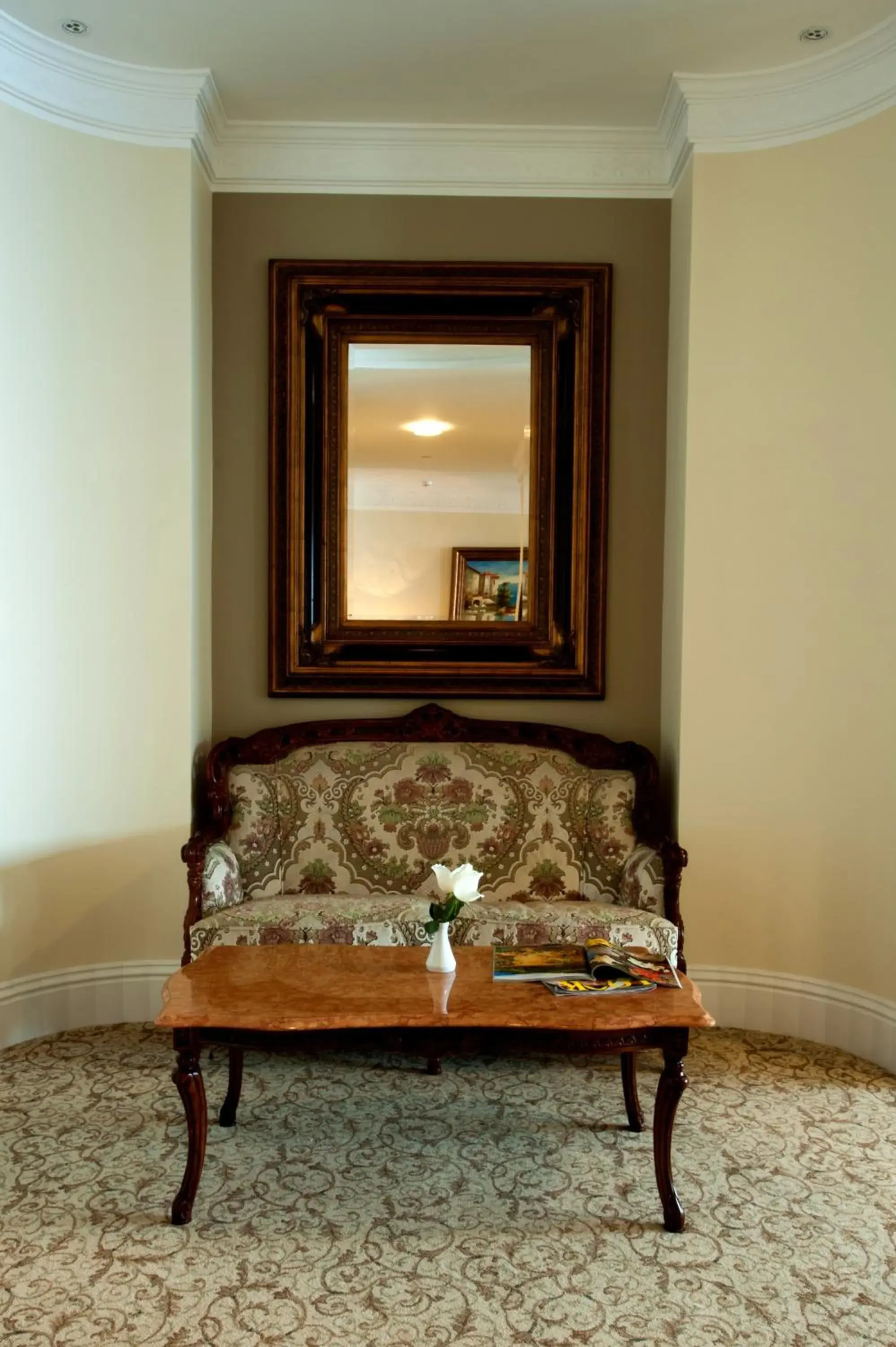 Decorative detail, Seating Area in Royal Princess Hotel