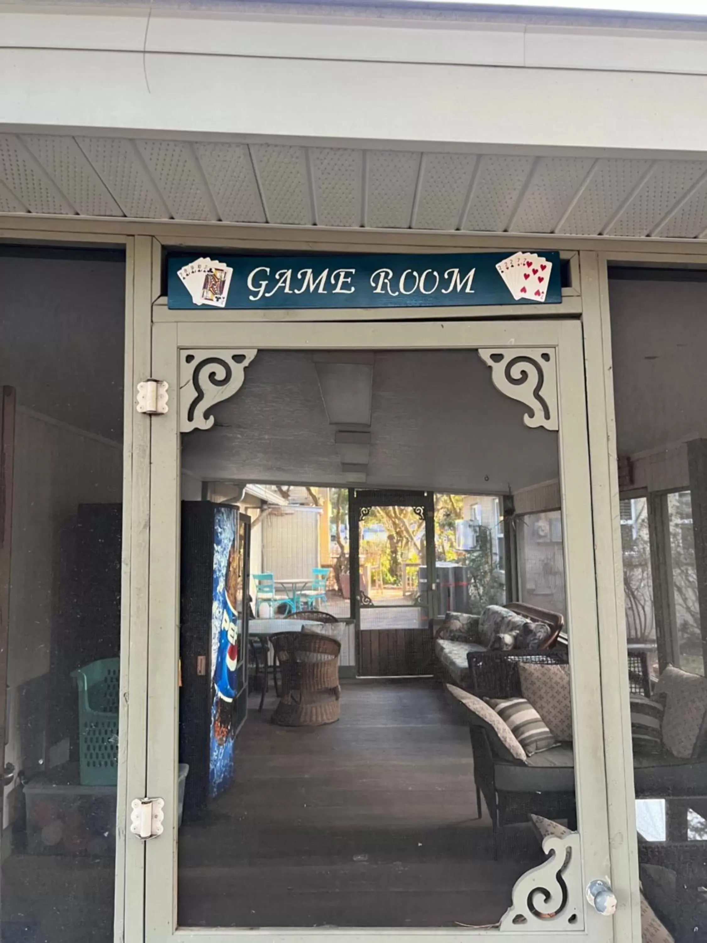 Game Room in Nature Coast Inn & Cottages