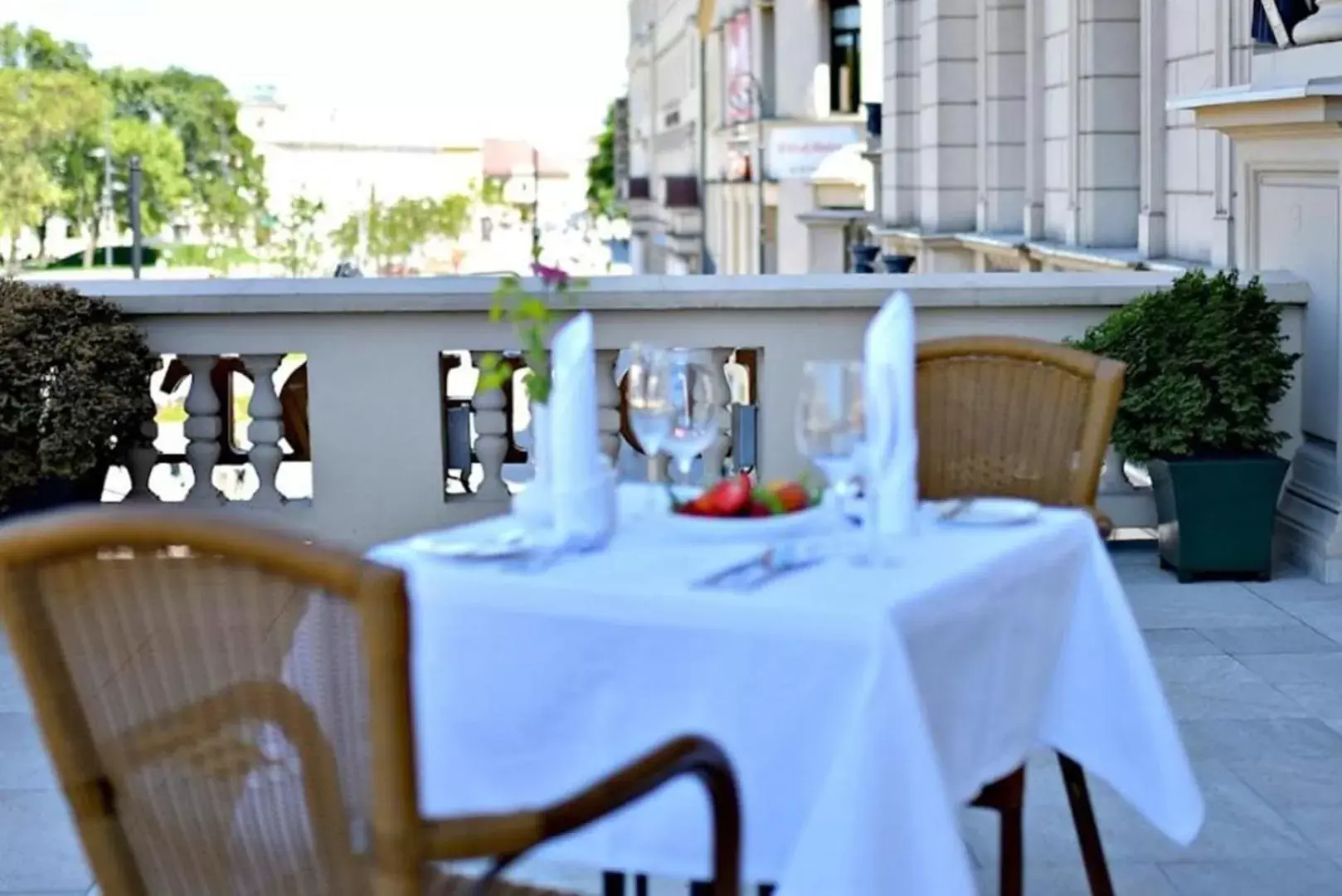 Balcony/Terrace in IBB Hotel Grand Hotel Lublin