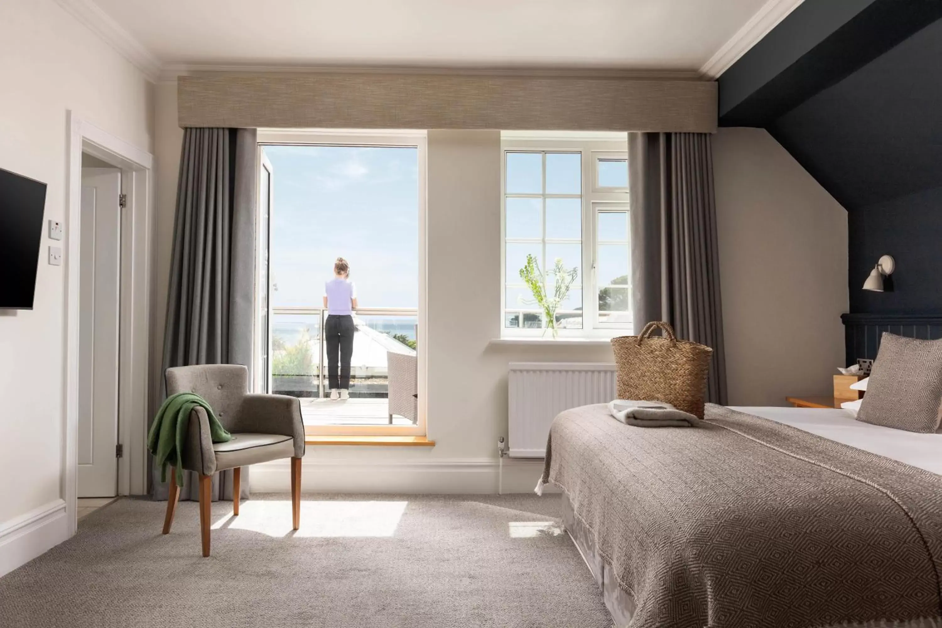 Bedroom, Bed in St Michaels Resort, Falmouth Bedroom, Bed in St Michaels Resort, Falmouth