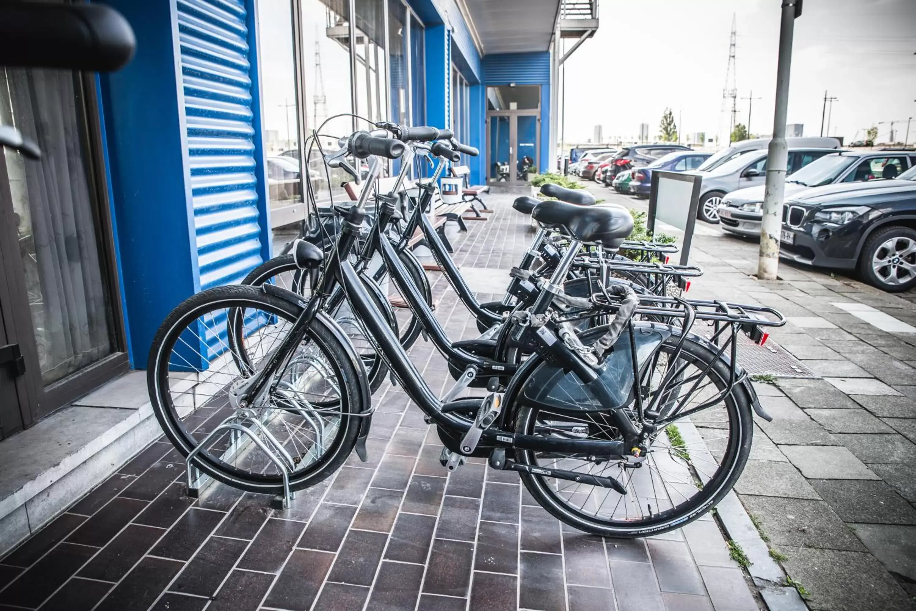 Cycling in Antwerp Harbour Hotel