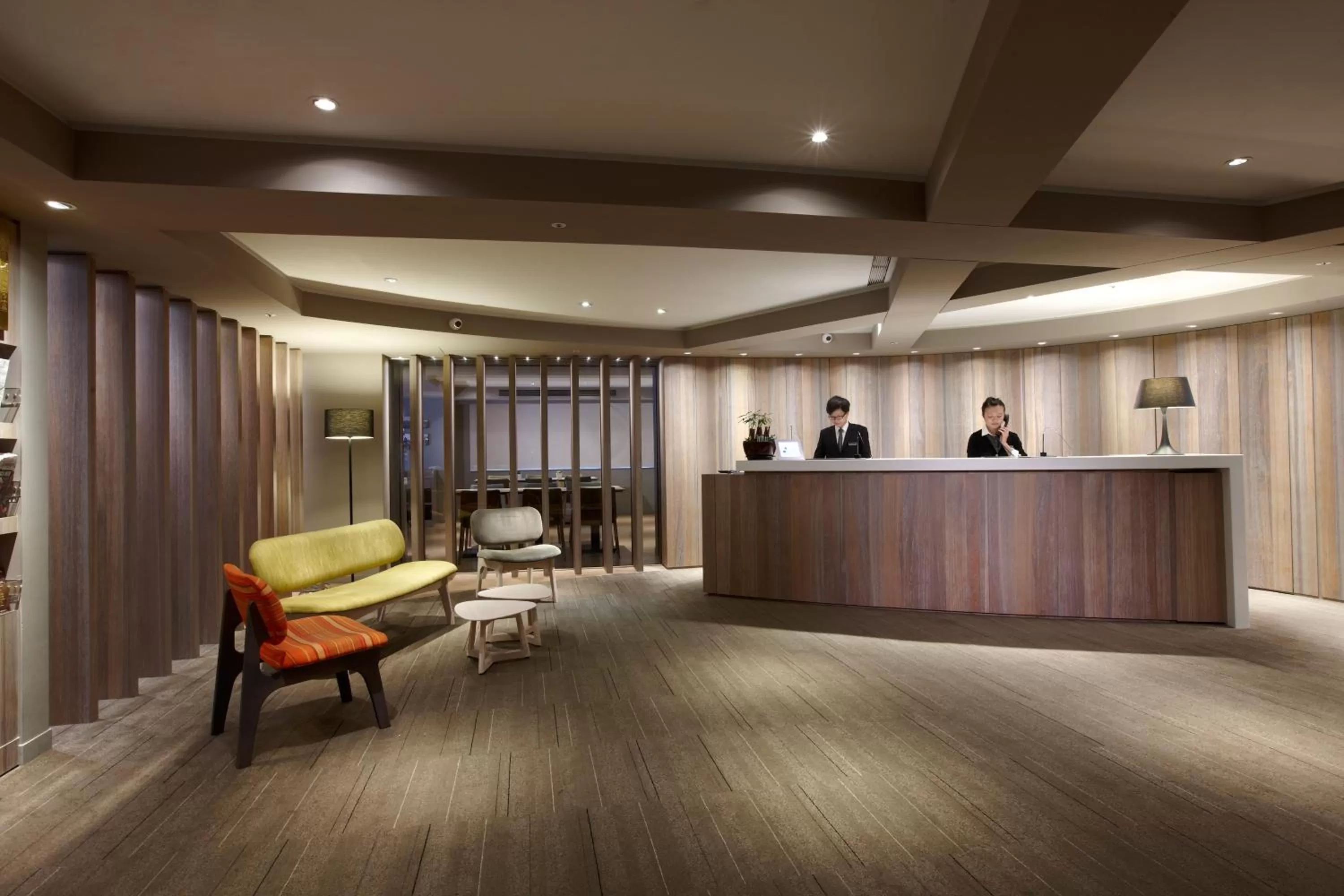 Lobby or reception in Royal Inn Taipei Linsen - Huashan 1914 Creative Park