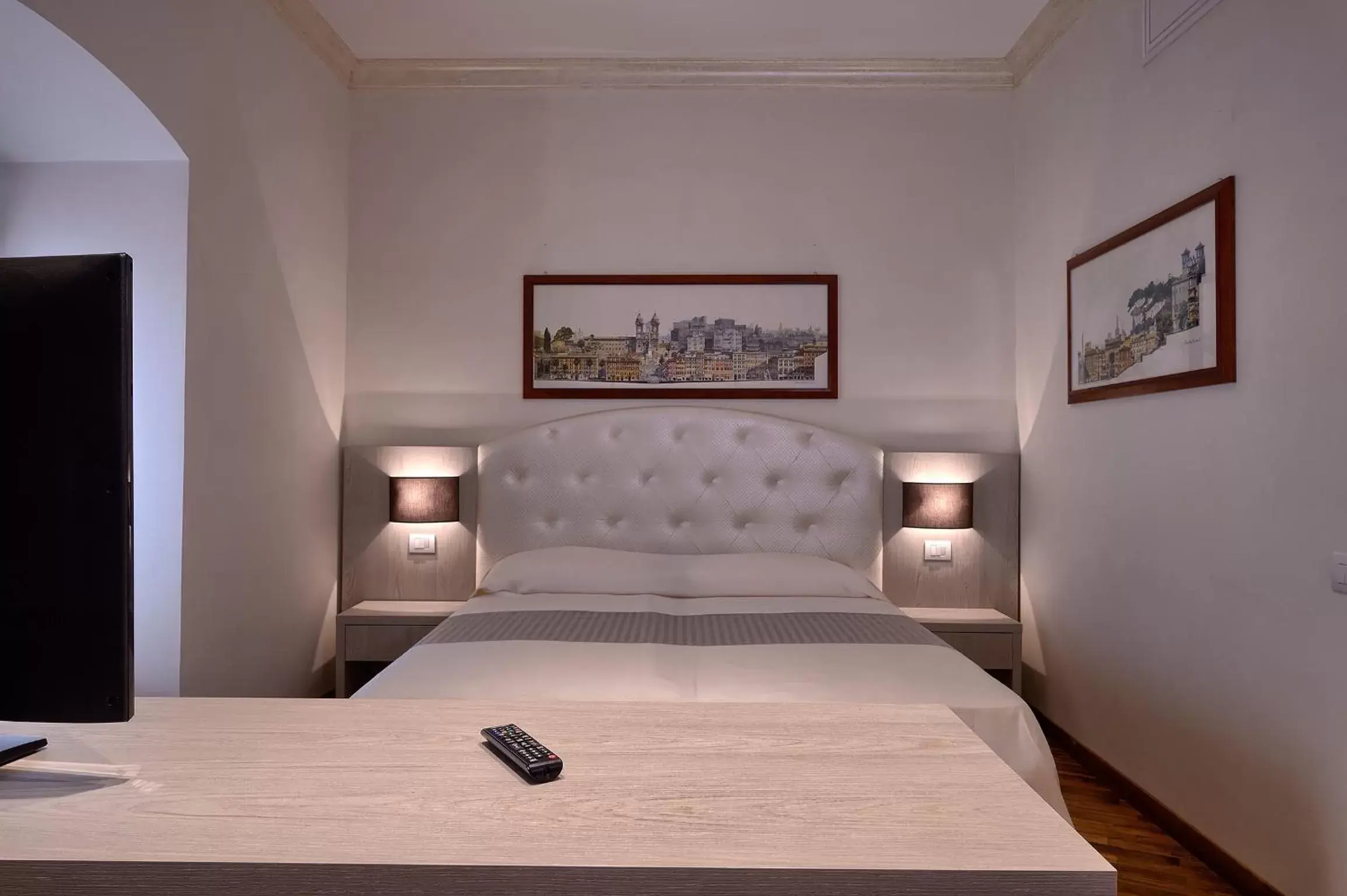 Bedroom, Bed in Polinari Rooms San Pietro Roma