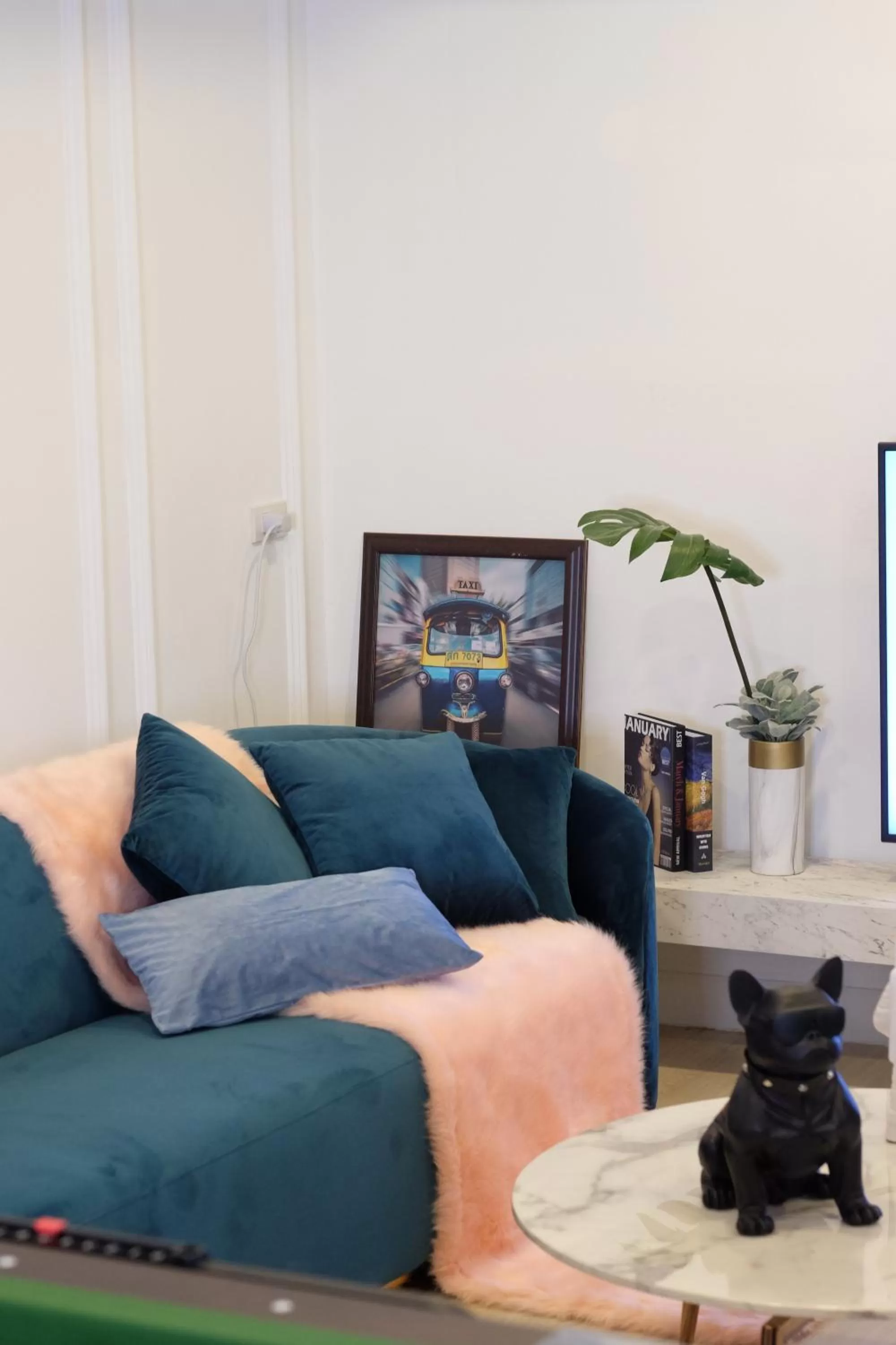 Living room in Theme Boutique Hotel Bangkok