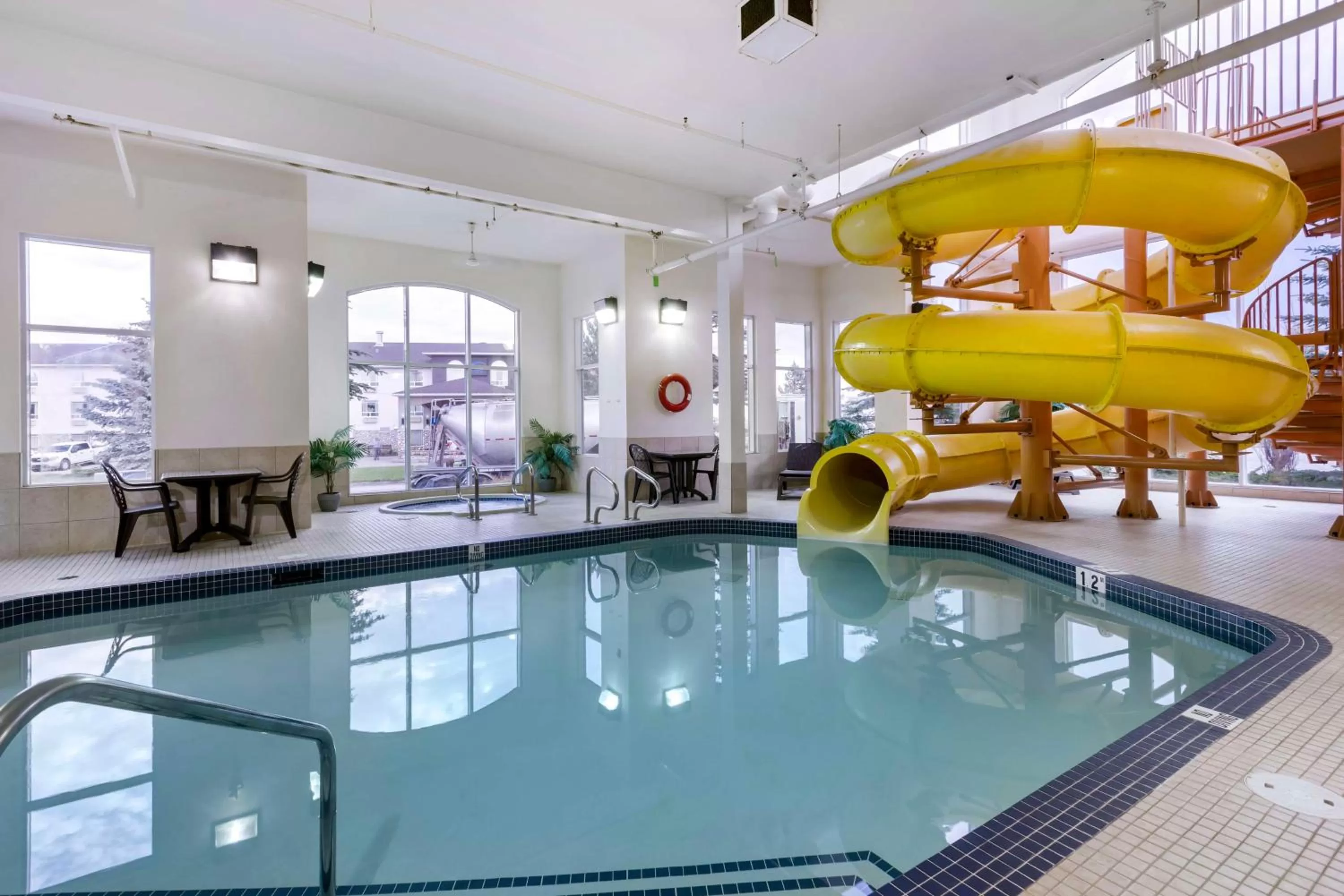 Pool view in Best Western Rocky Mountain House Inn & Suites