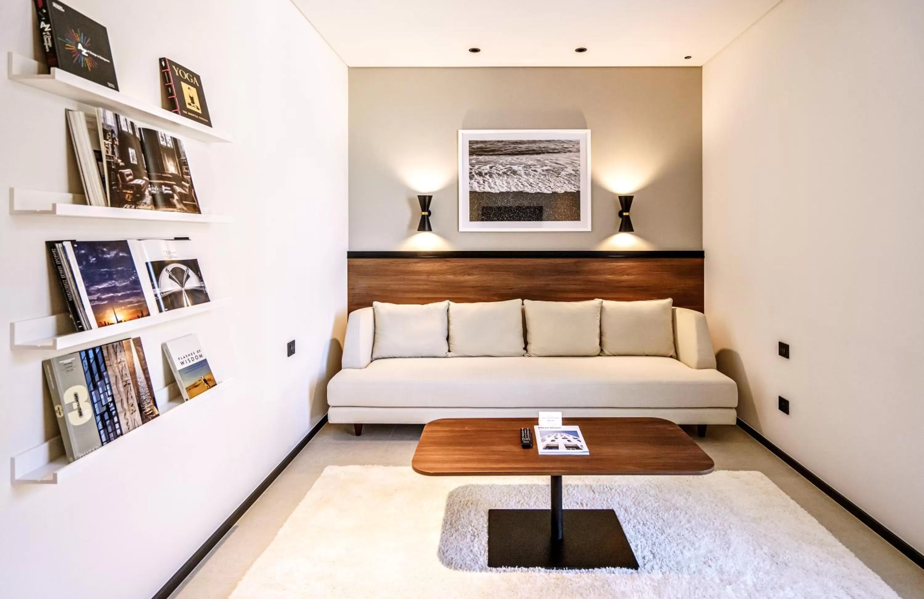 Living room in FORM Hotel Al Jaddaf, Dubai, a Member of Design Hotels