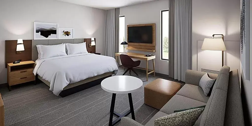 Bed in Staybridge Suites - Portland, an IHG Hotel