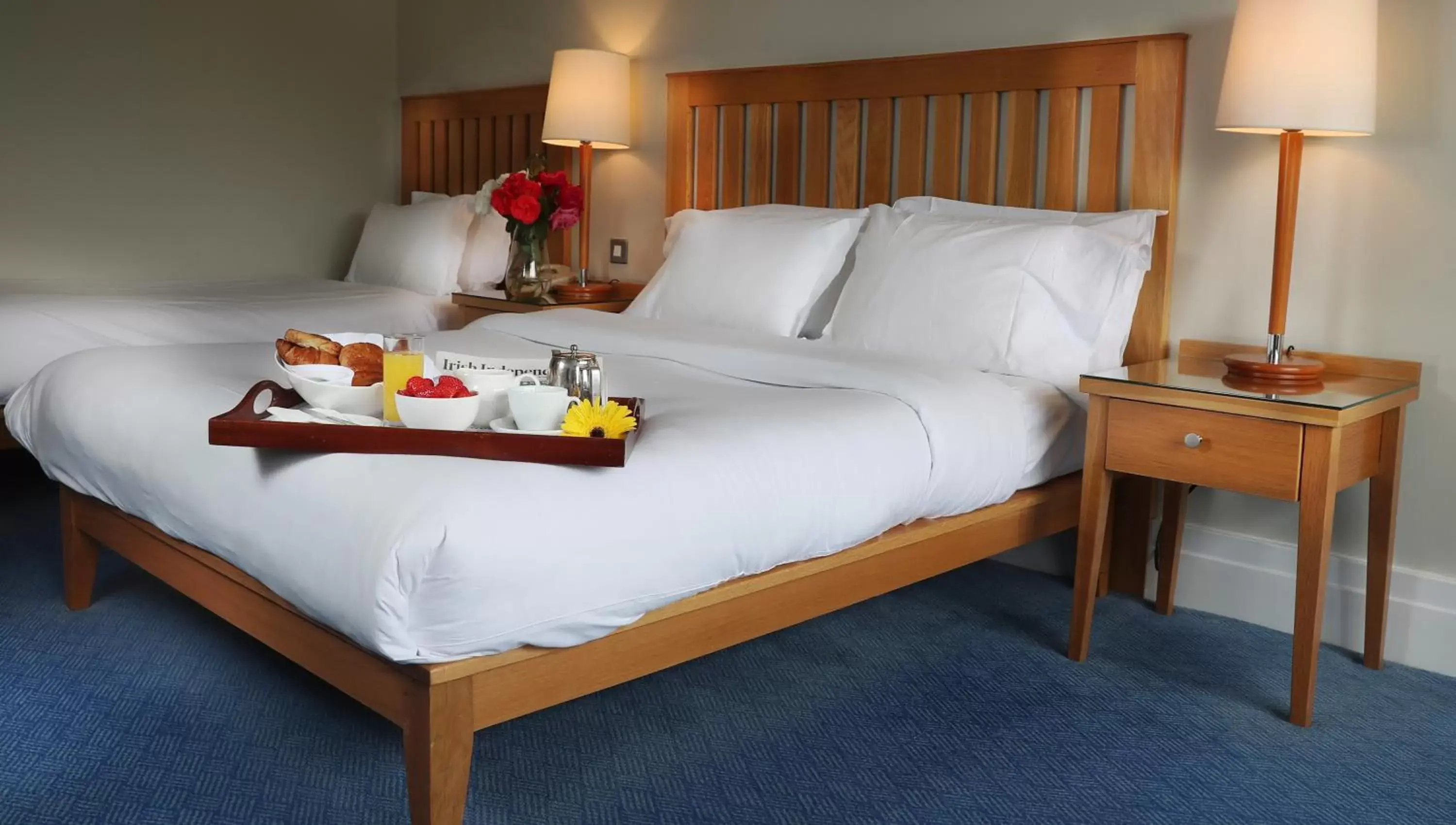 Bedroom, Bed in Ballymascanlon Hotel and Golf Resort