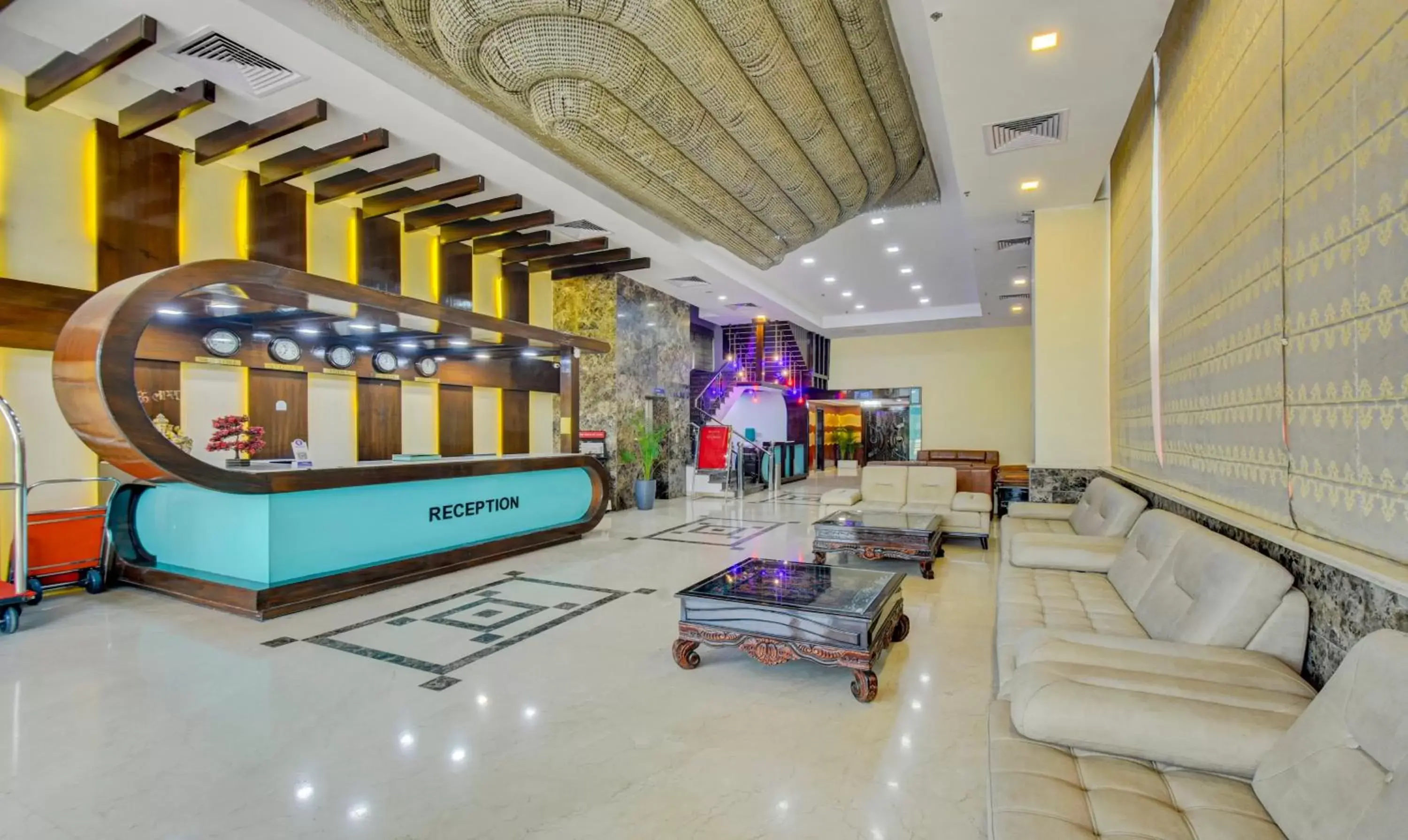 Lobby or reception in Treebo Elysee, Patel Nagar Lobby or reception in Treebo Elysee, Patel Nagar