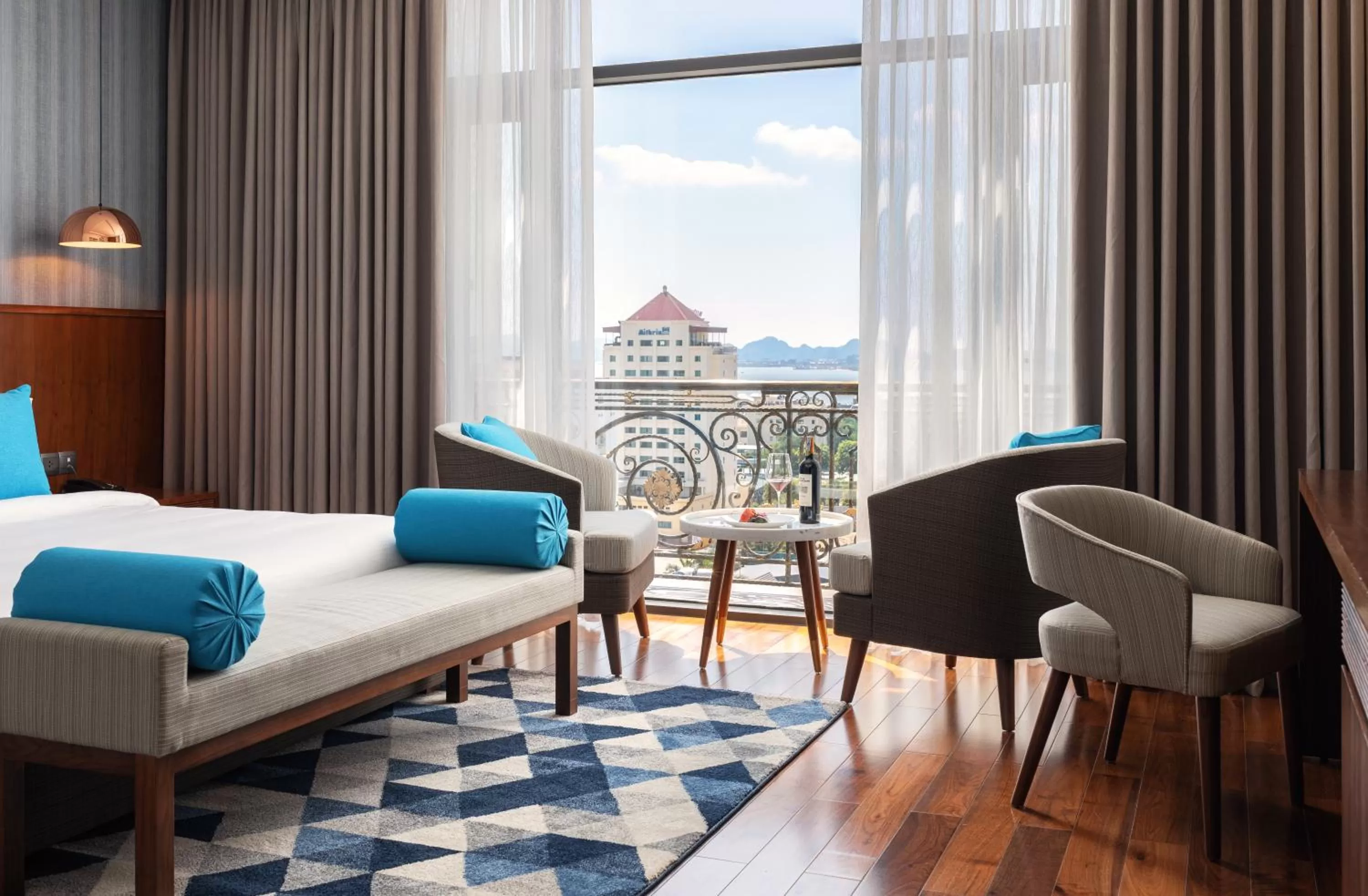 Bed in D'Lecia Ha Long Hotel