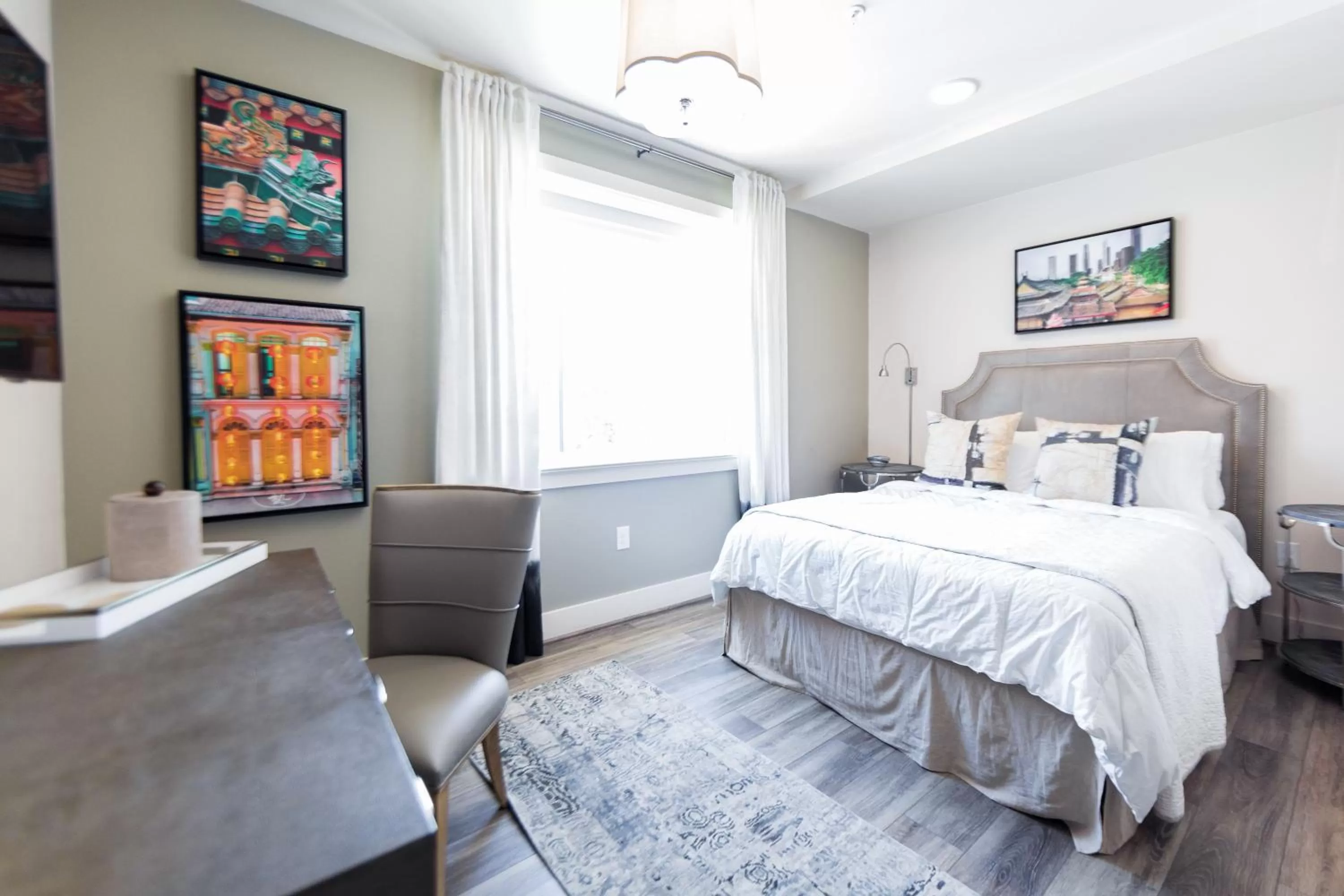 Bed in The Bishop Arts Hotel by Qresorts