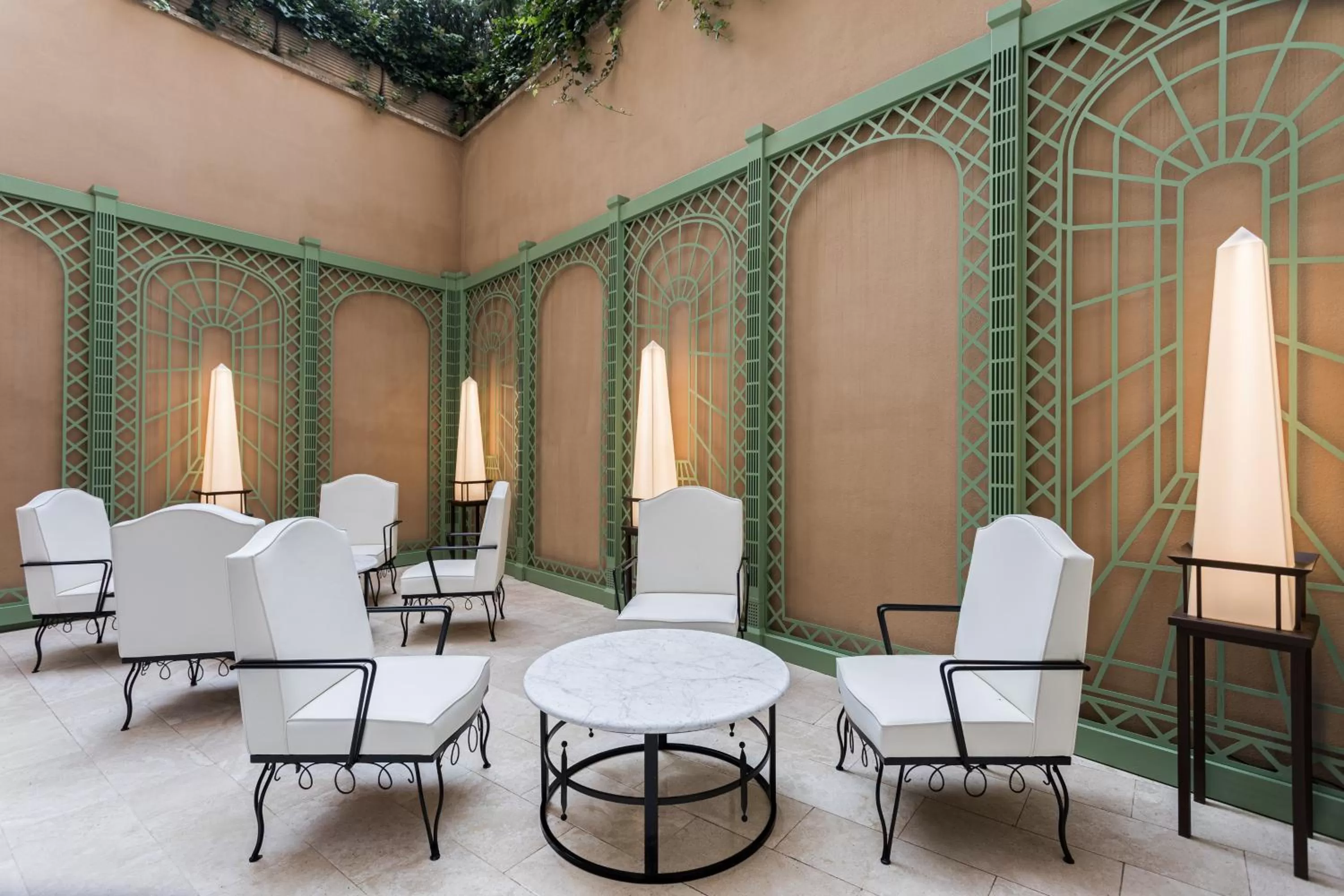 Balcony/Terrace in Room Mate Collection Filippo, Rome-Fontana di Trevi