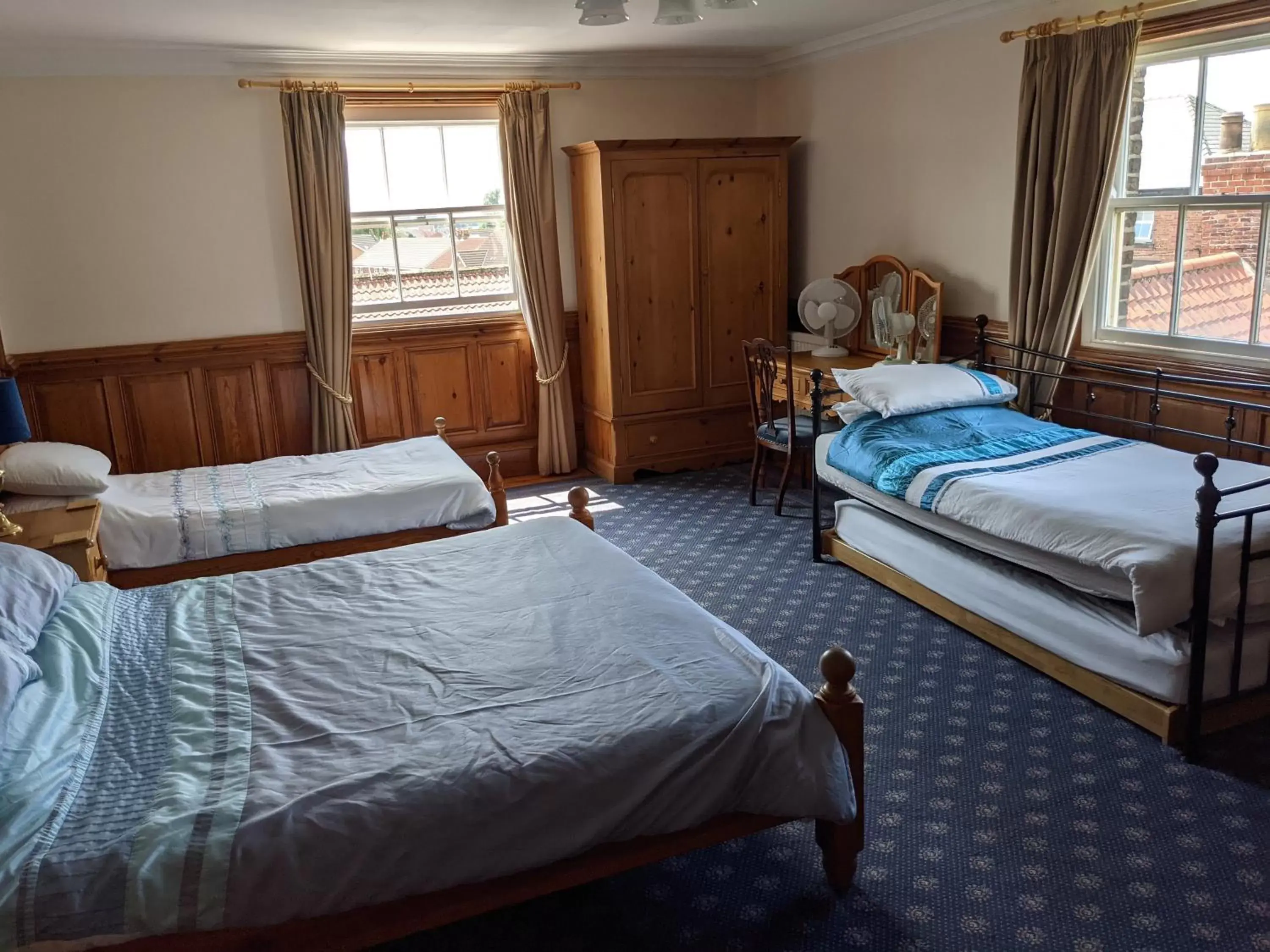 Bed in The Londesborough Arms bar with en-suite rooms