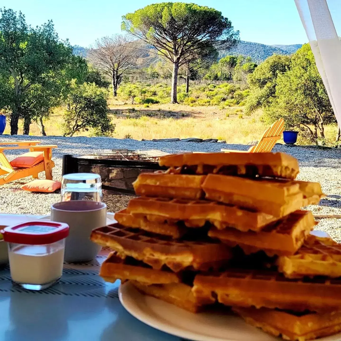 Breakfast in Le Mas du Rouquan