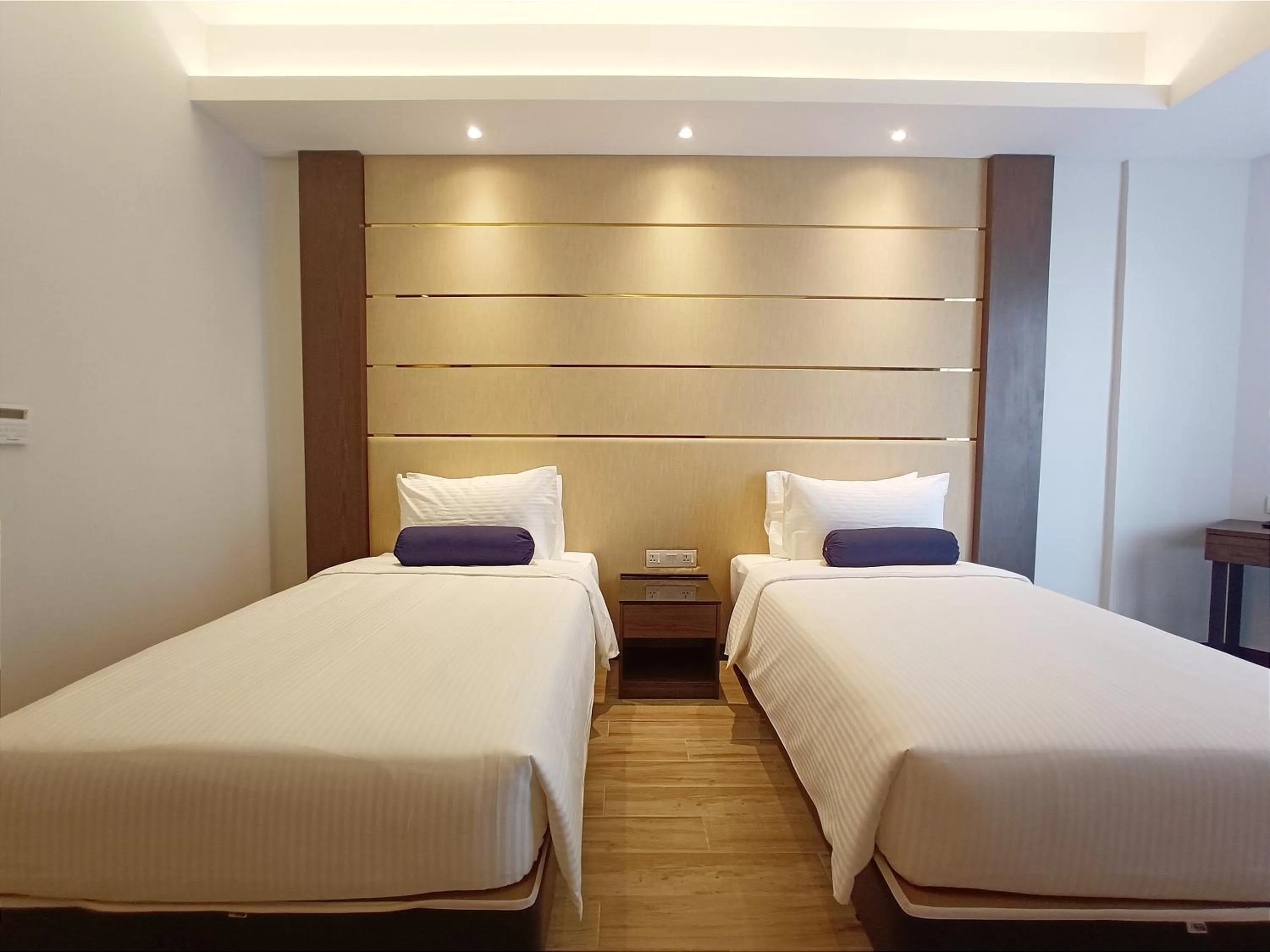 Bed in Pacific Regency Beach Resort, Port Dickson